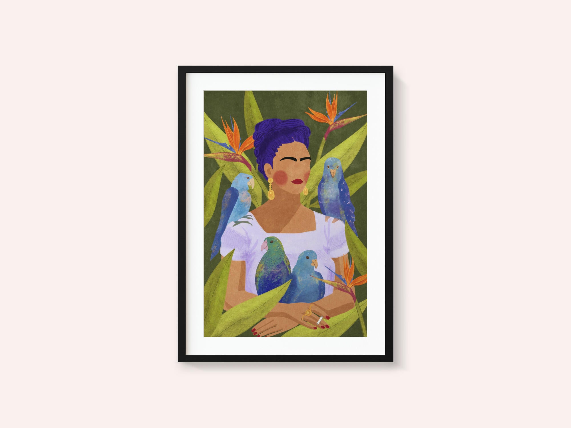 Frida and birds