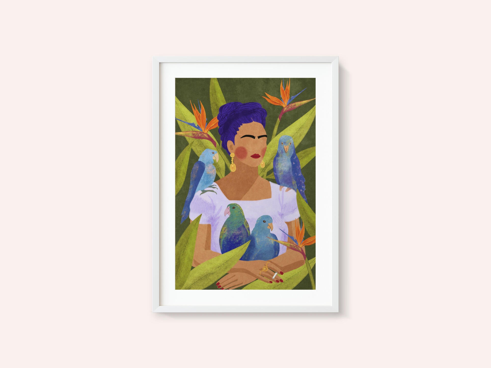 Frida and birds