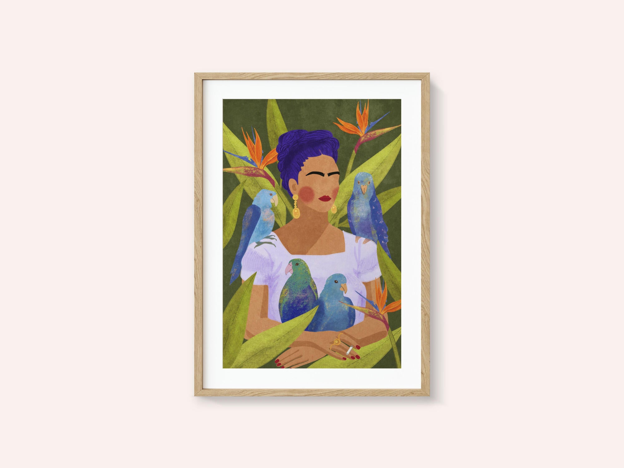 Frida and birds