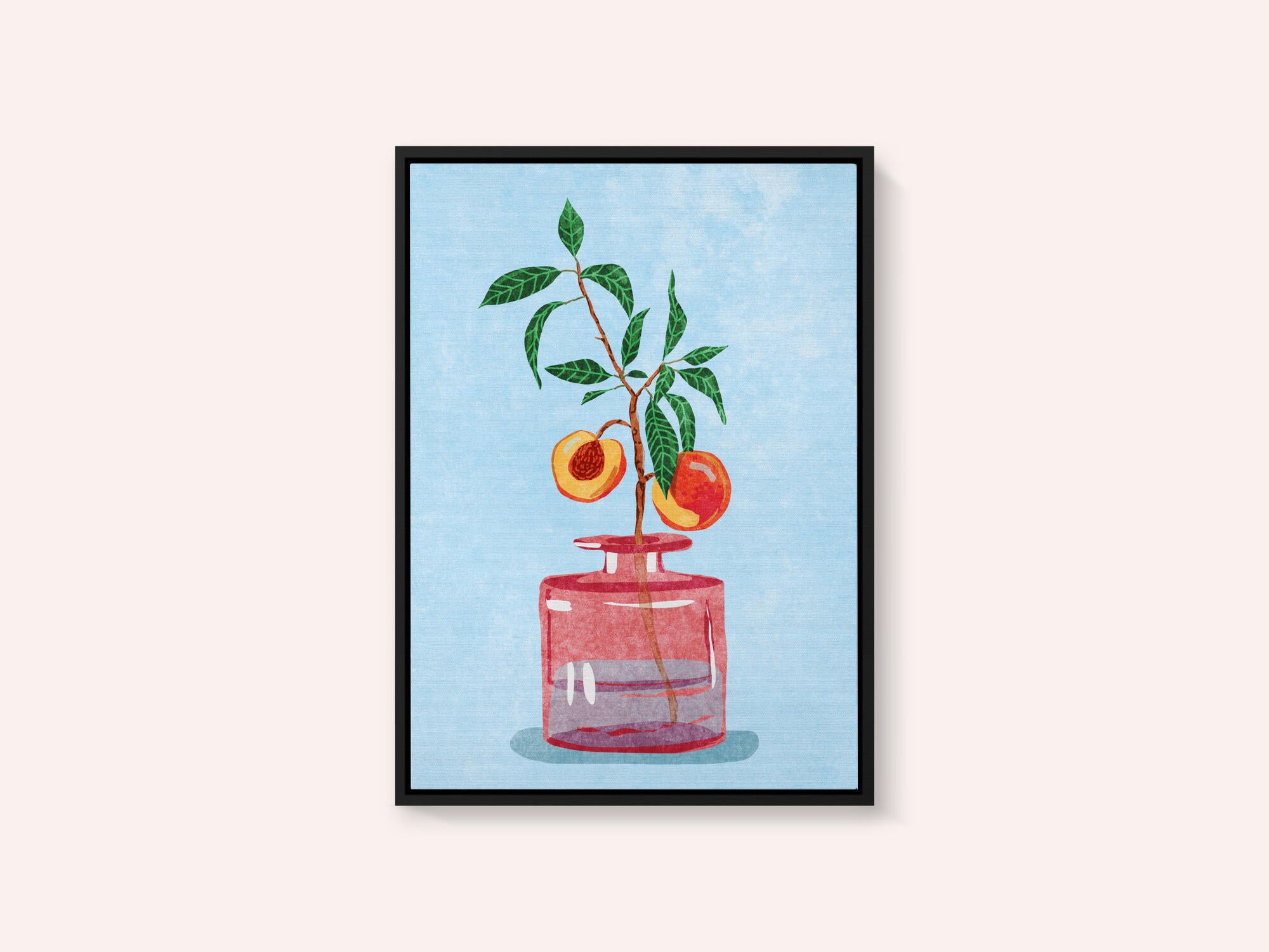 Peach Tree in Vase