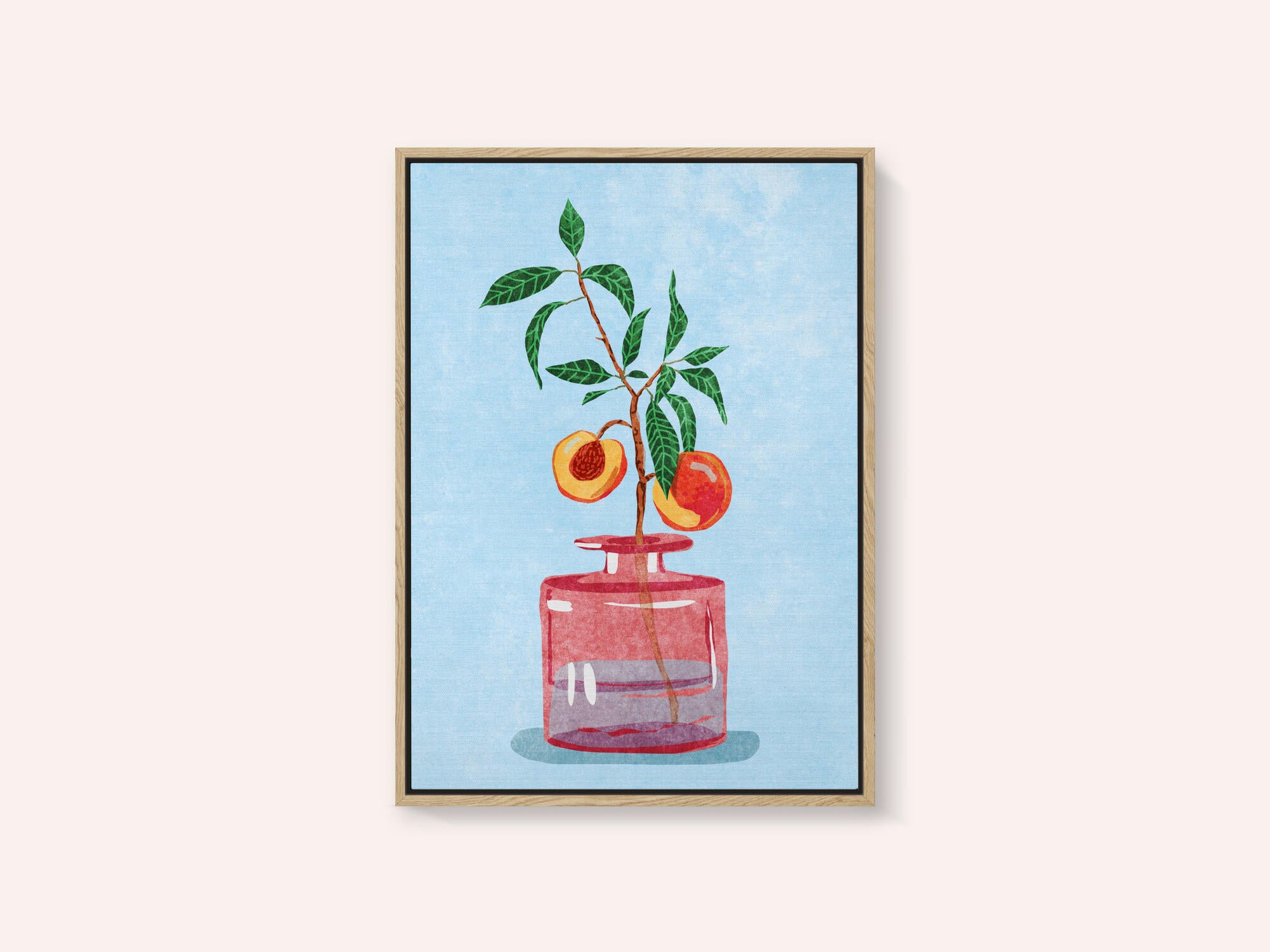 Peach Tree in Vase