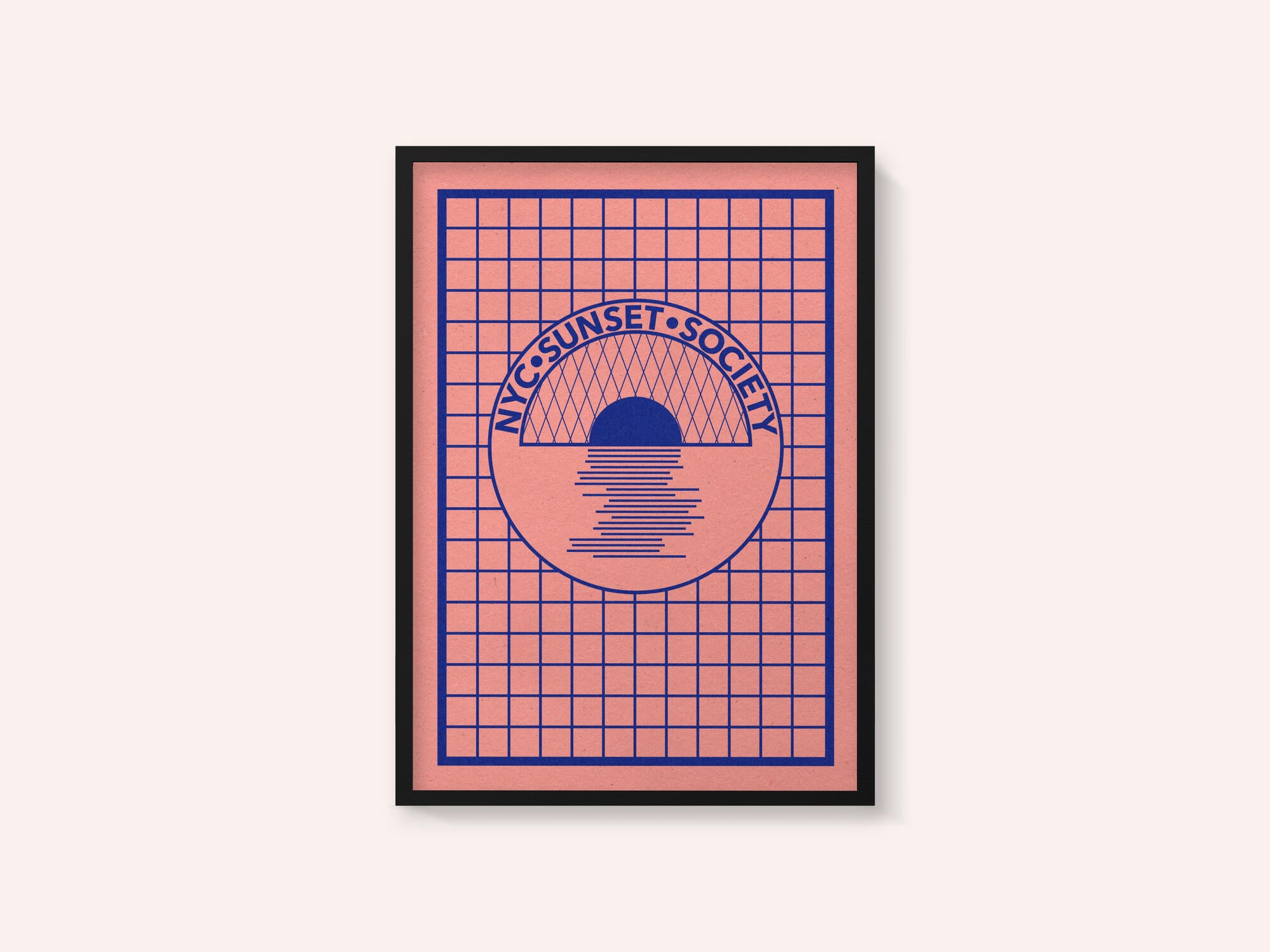 Nyc Sunset Society Blue