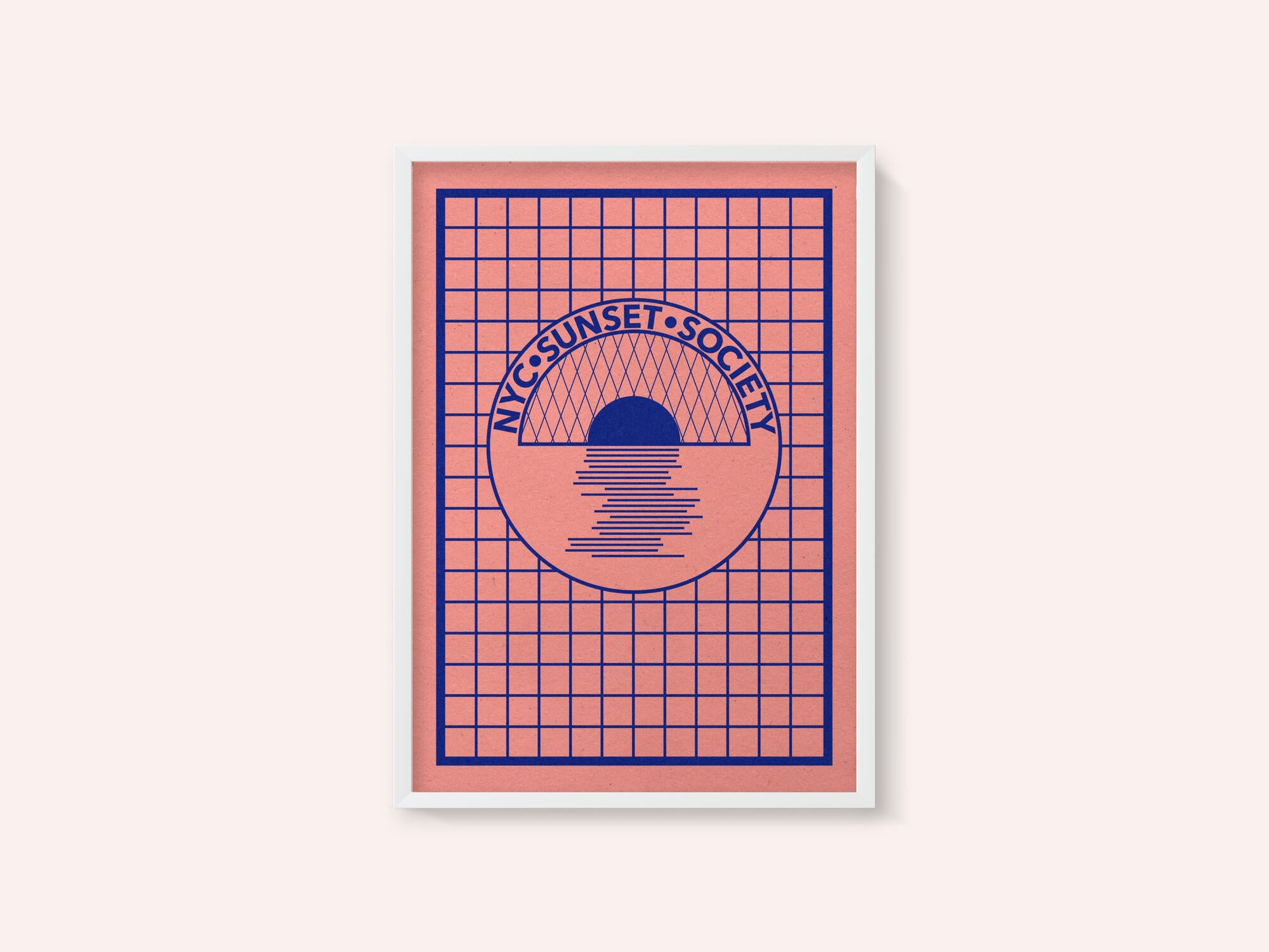 Nyc Sunset Society Blue