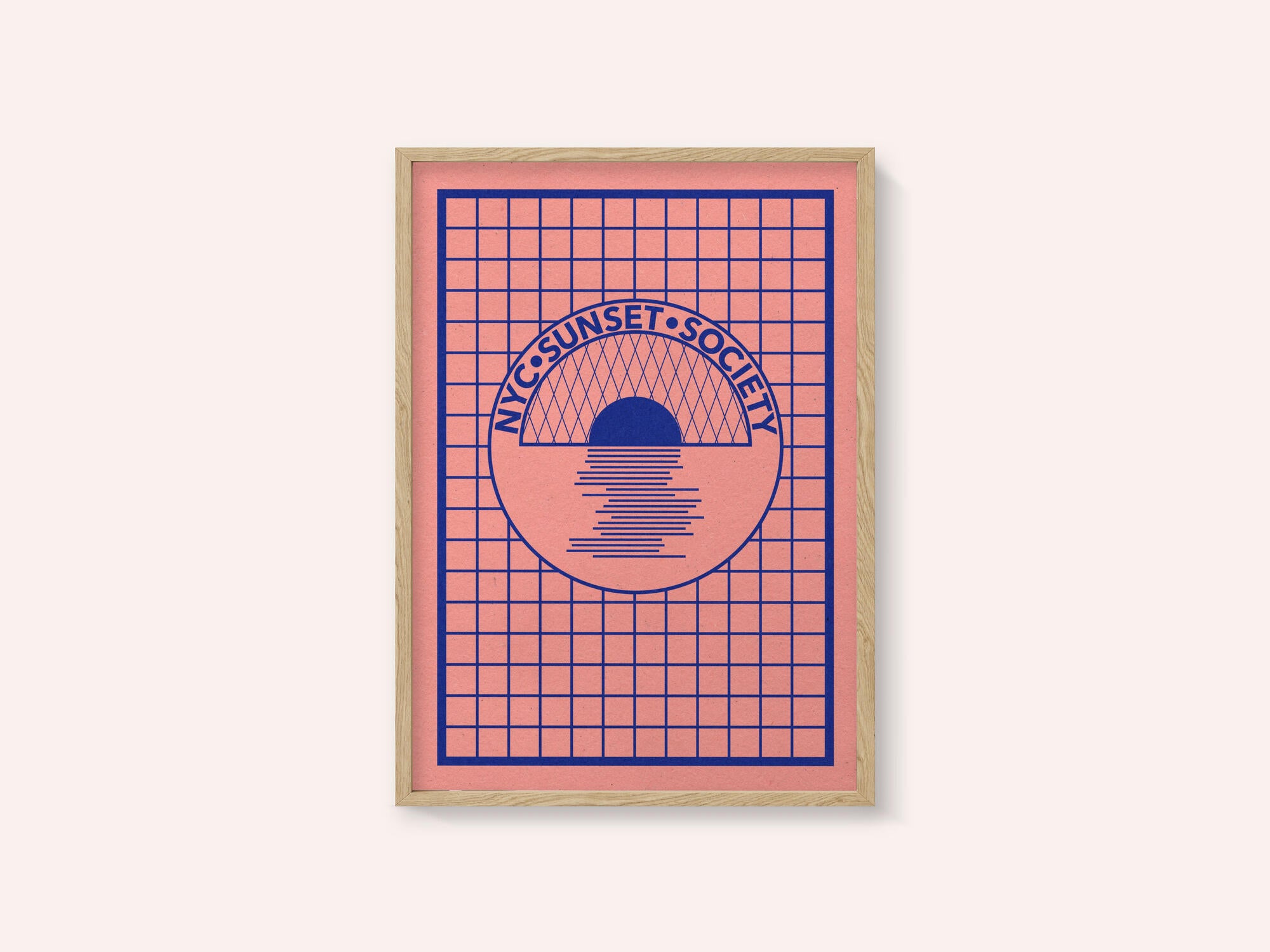 Nyc Sunset Society Blue