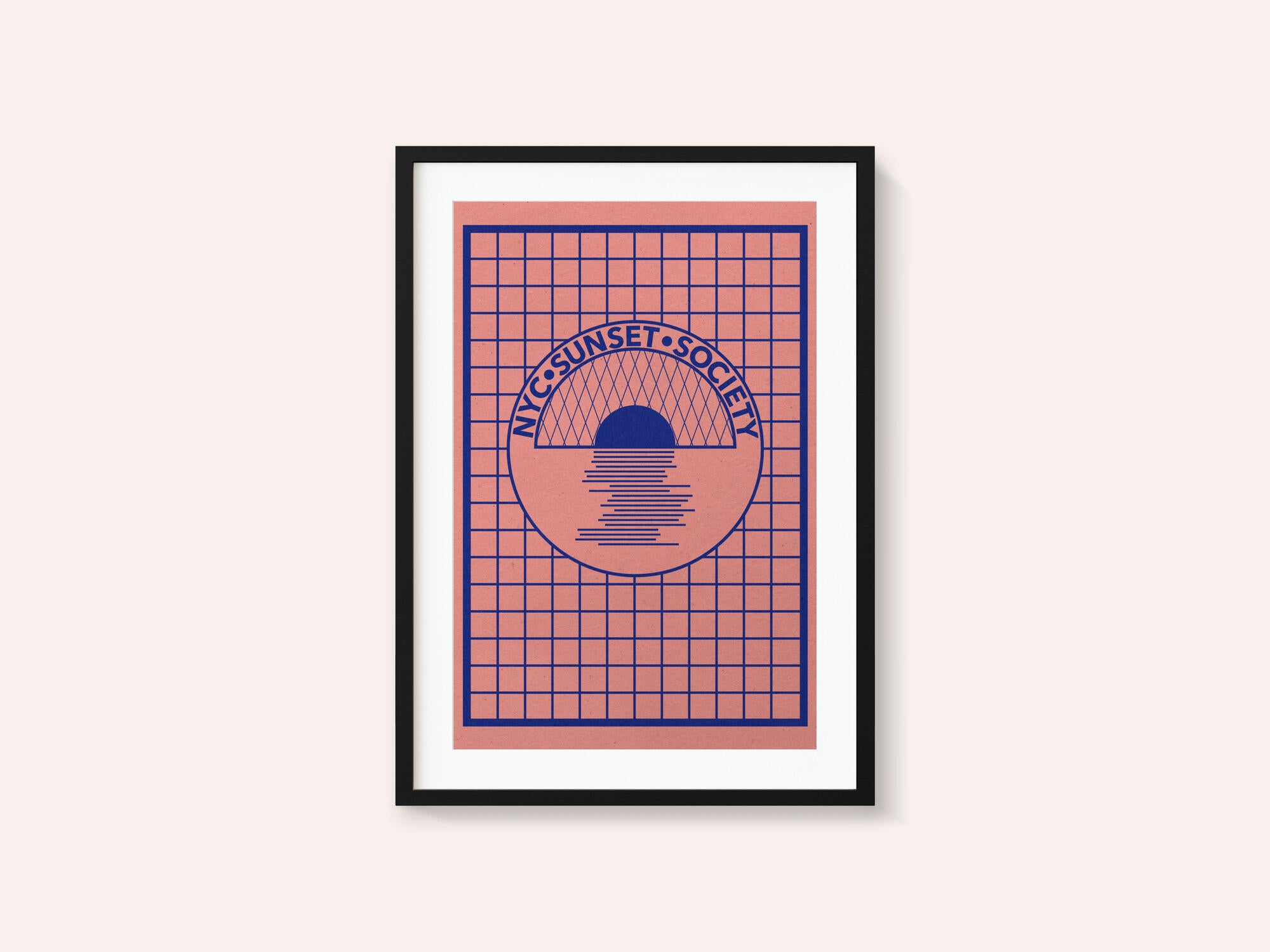 Nyc Sunset Society Blue