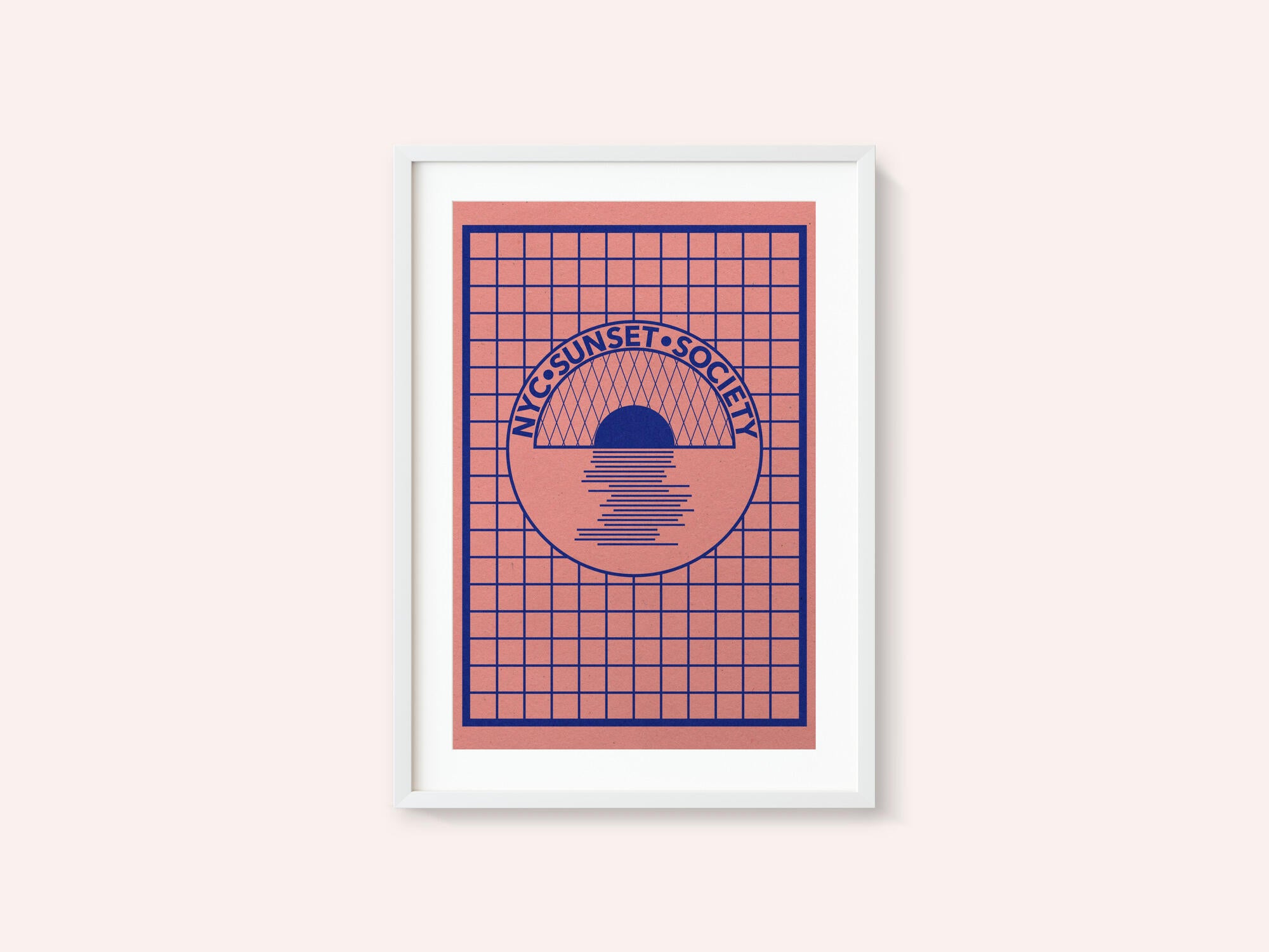 Nyc Sunset Society Blue