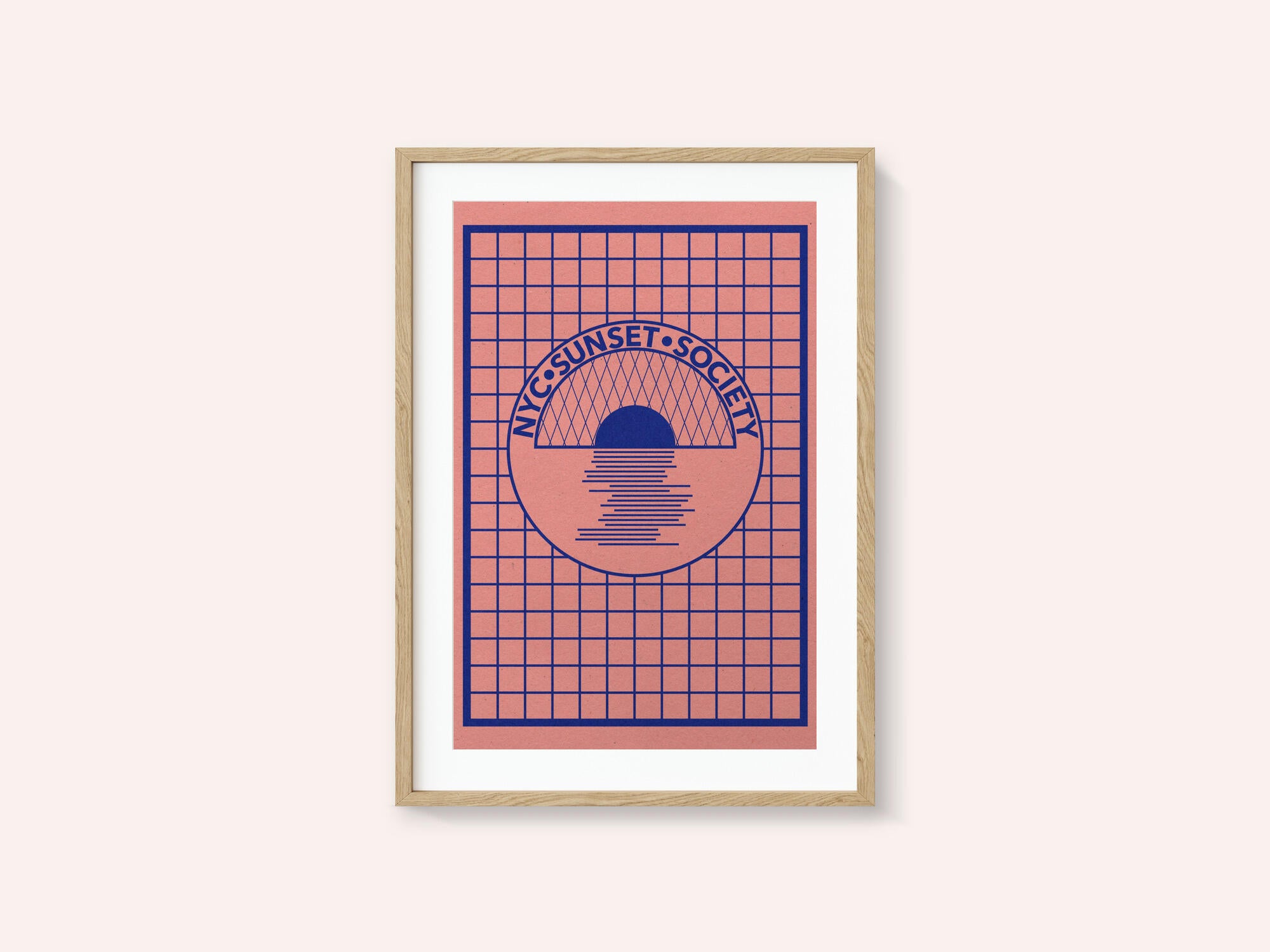 Nyc Sunset Society Blue
