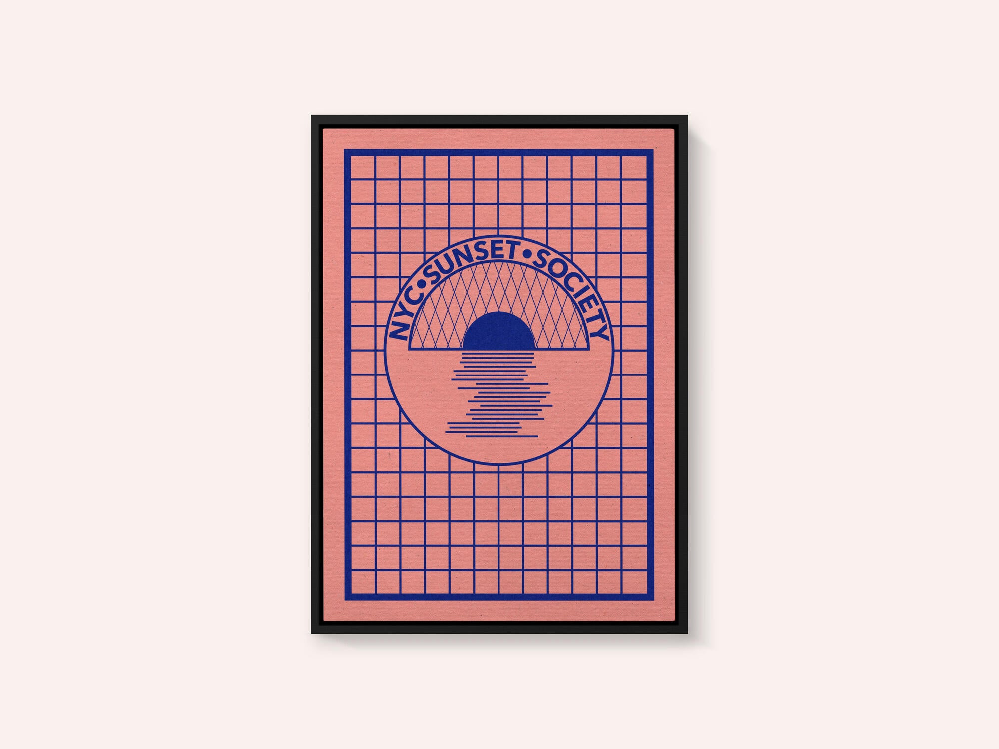 Nyc Sunset Society Blue