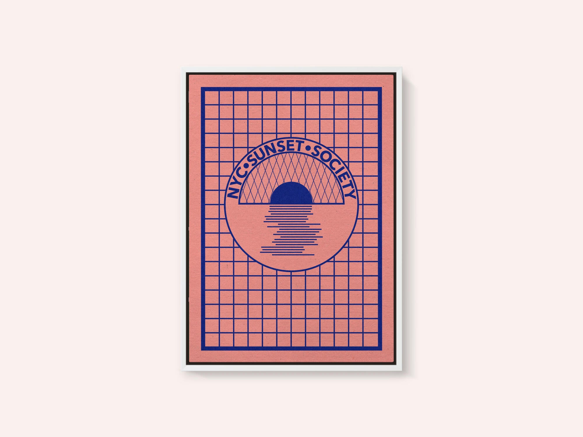 Nyc Sunset Society Blue