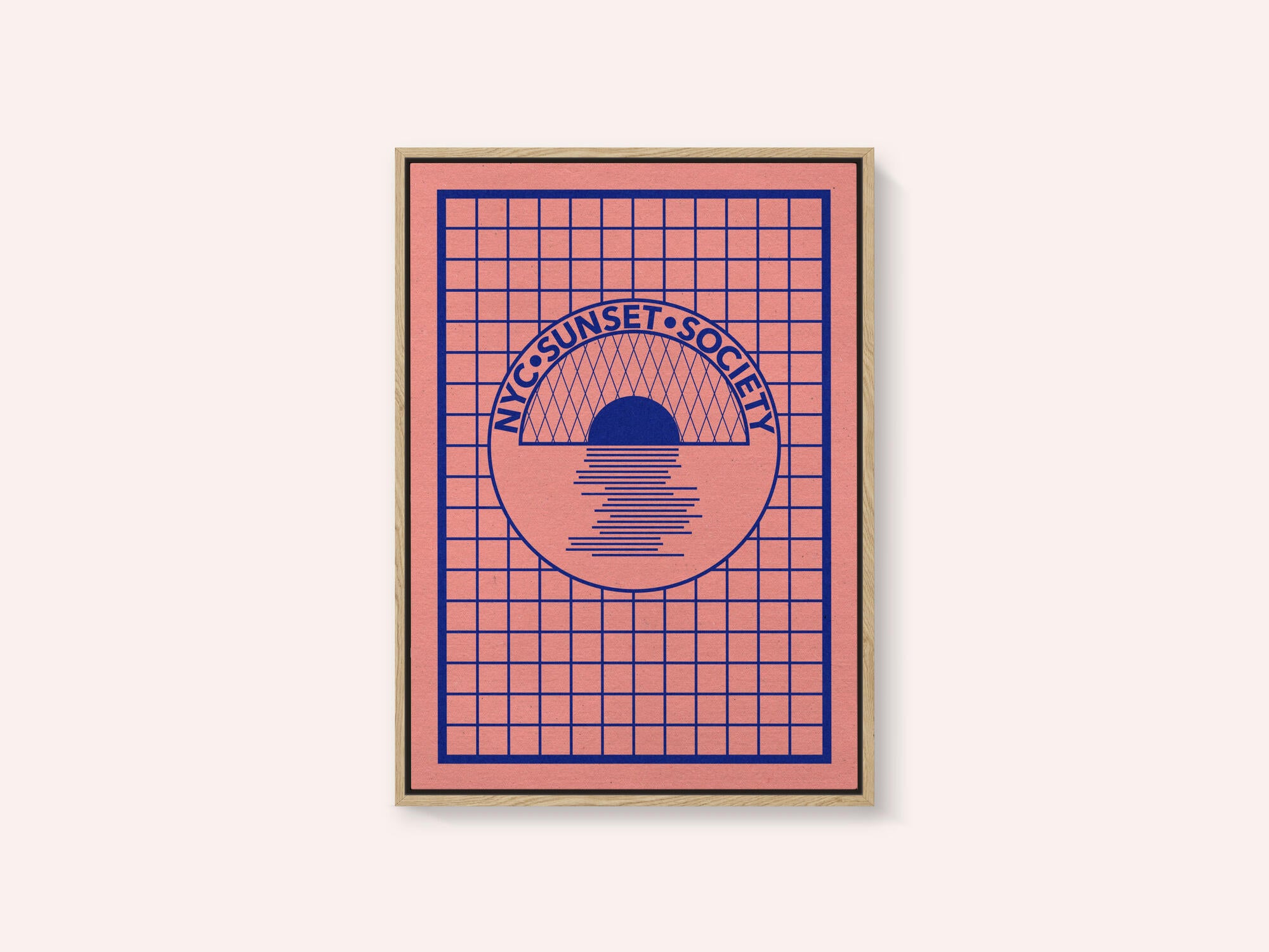 Nyc Sunset Society Blue