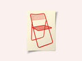 Ted Net Chair Red