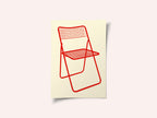 Ted Net Chair Red