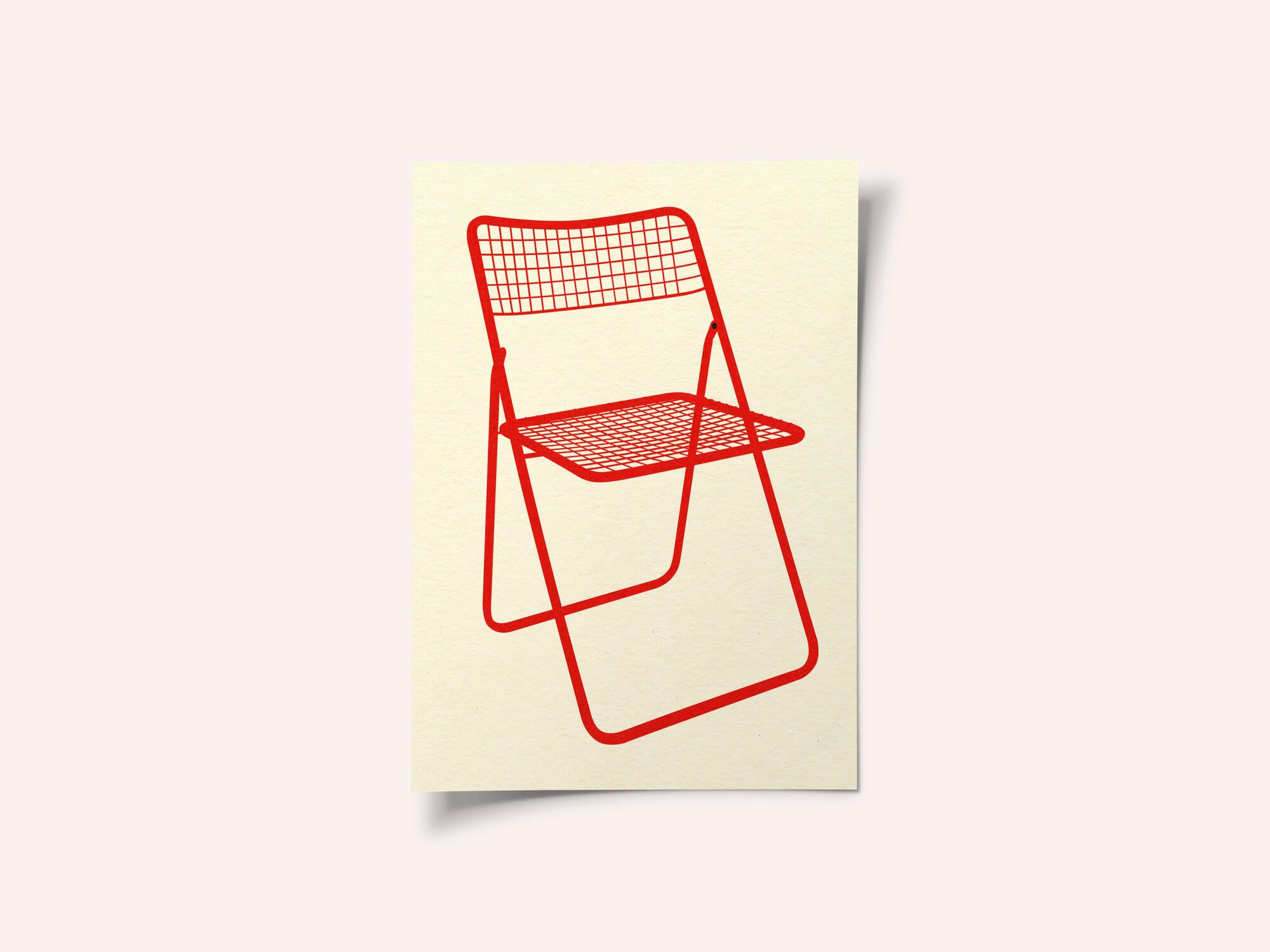 Ted Net Chair Red