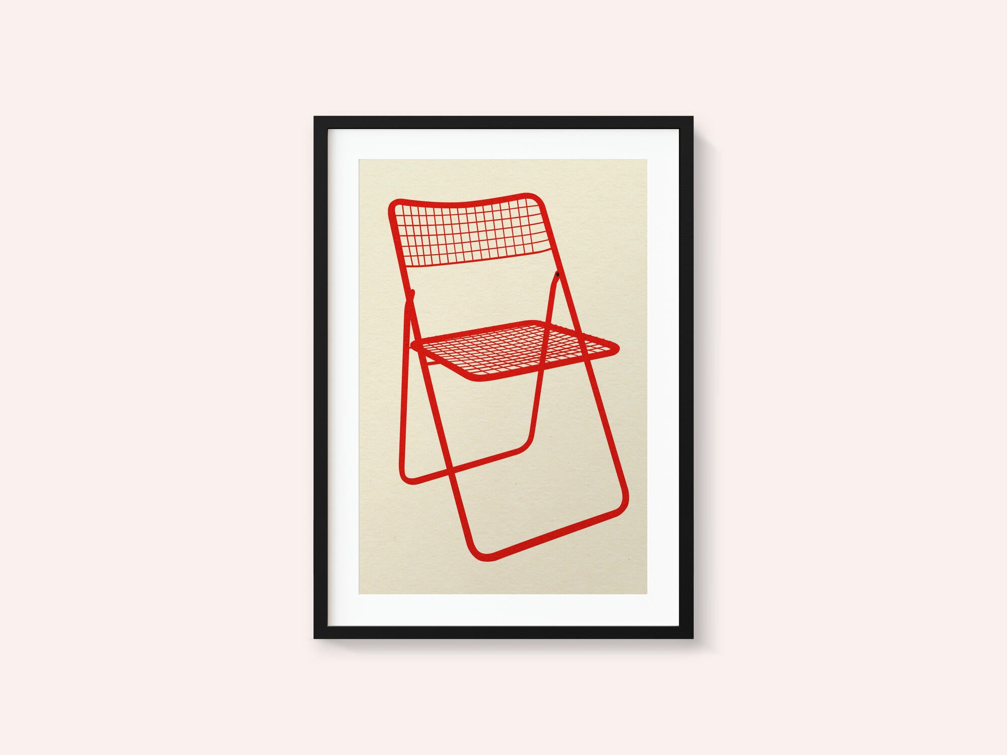 Ted Net Chair Red