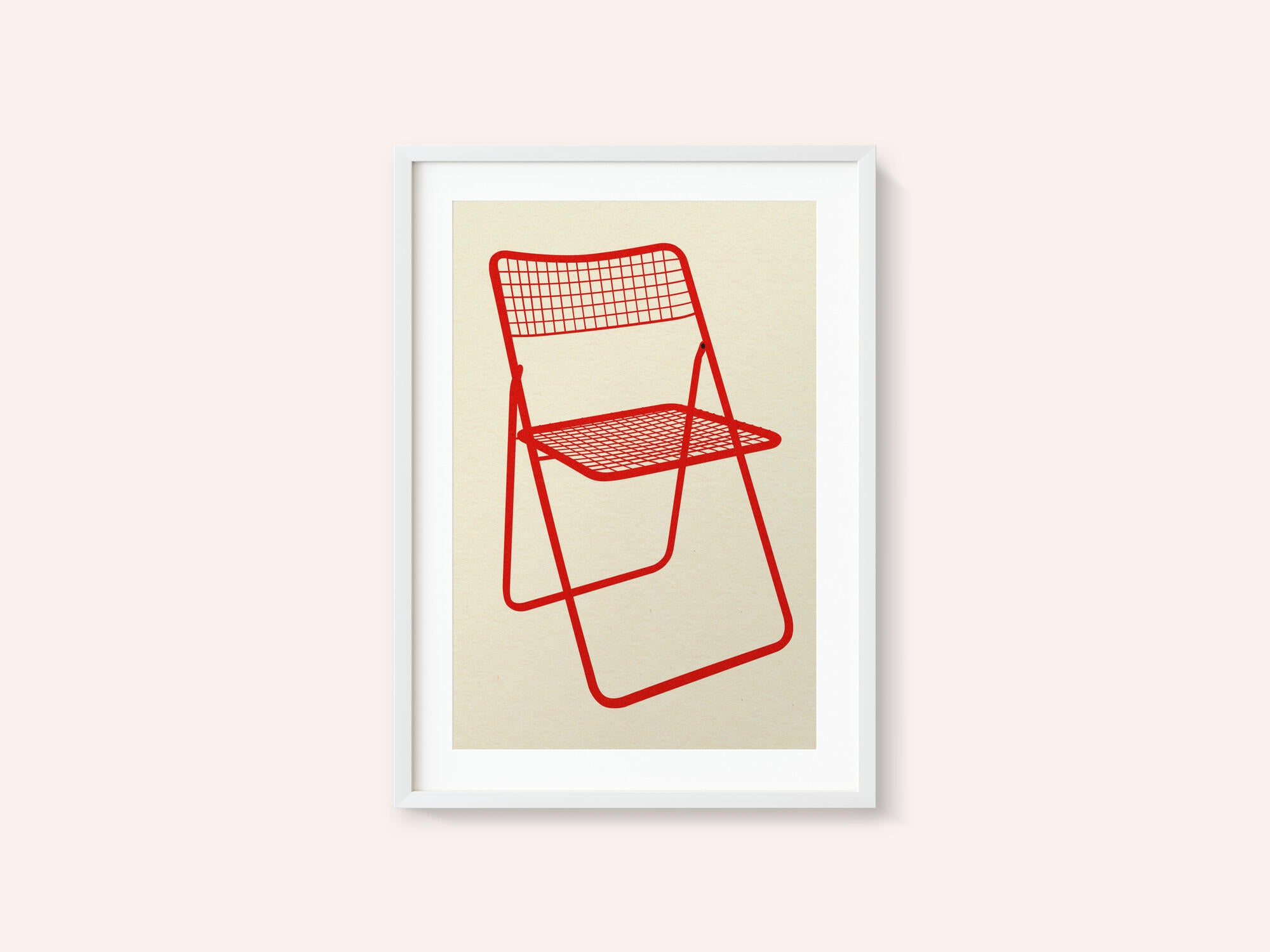 Ted Net Chair Red