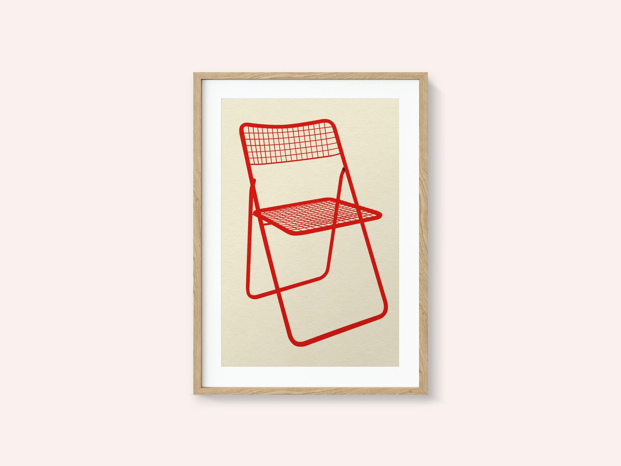 Ted Net Chair Red