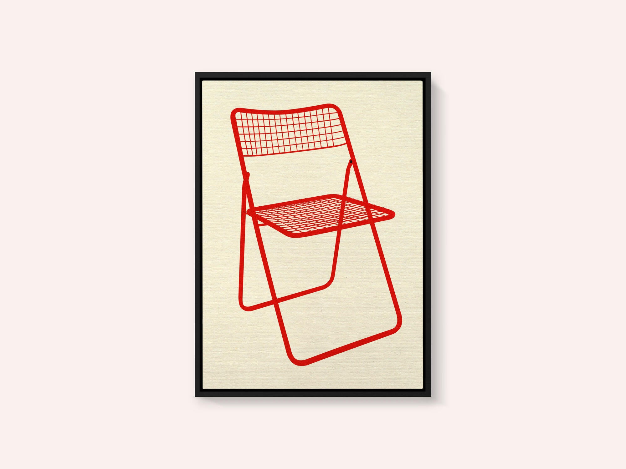 Ted Net Chair Red