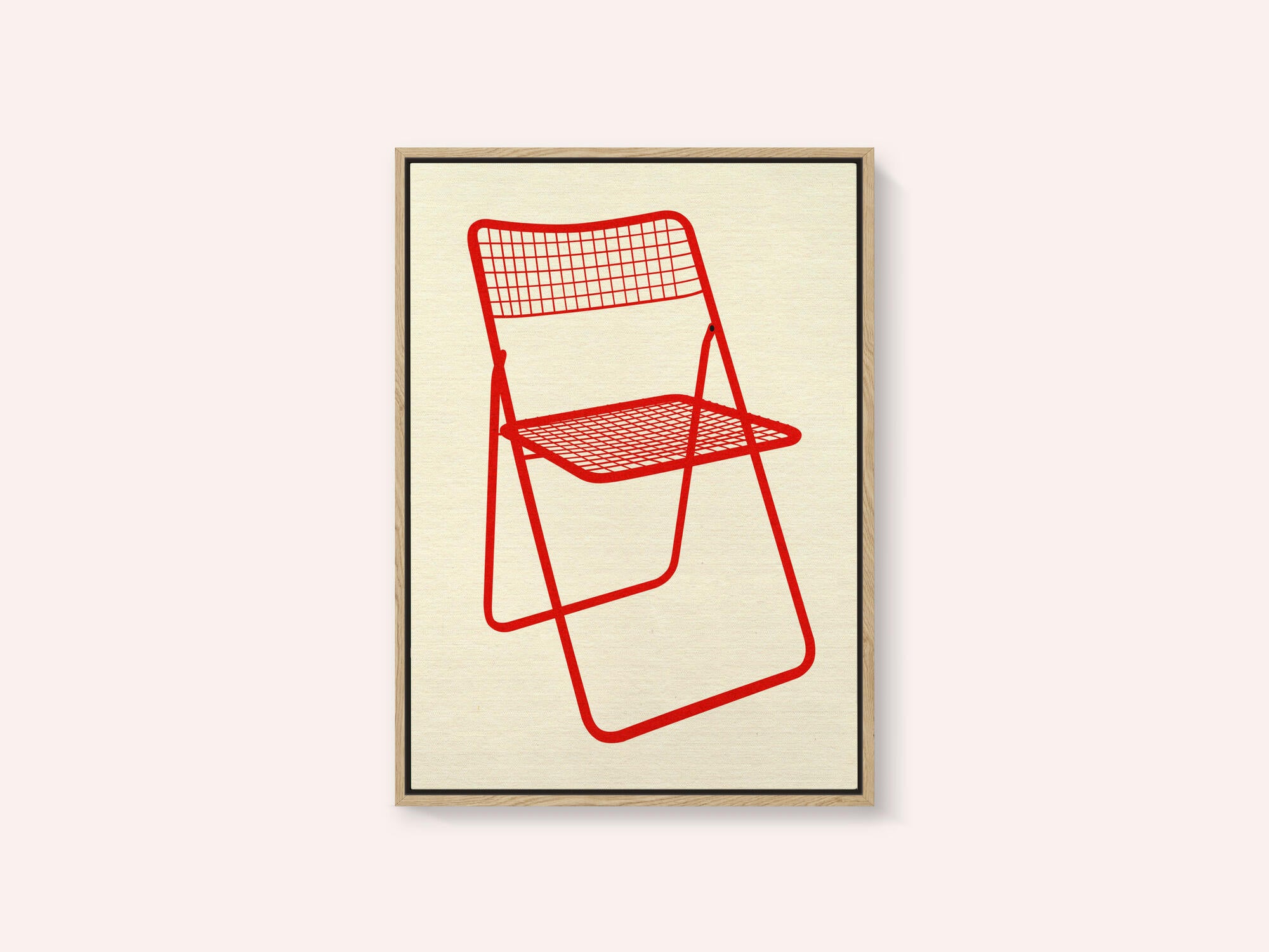 Ted Net Chair Red