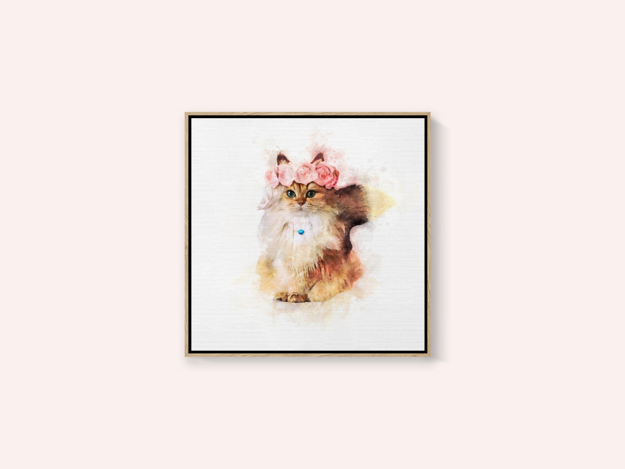 Floral Feline Majesty