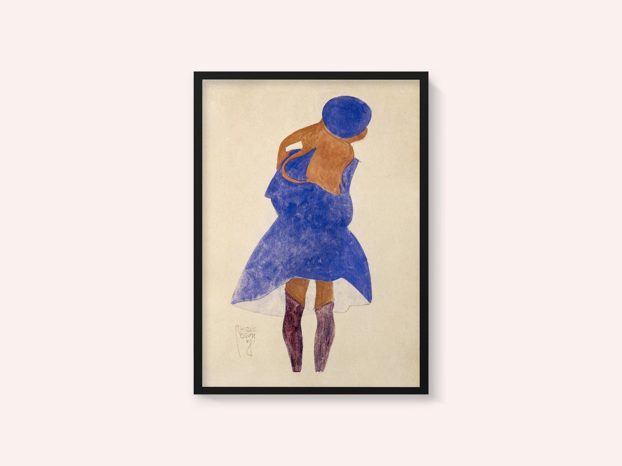 Standing Girl, Back View 1908