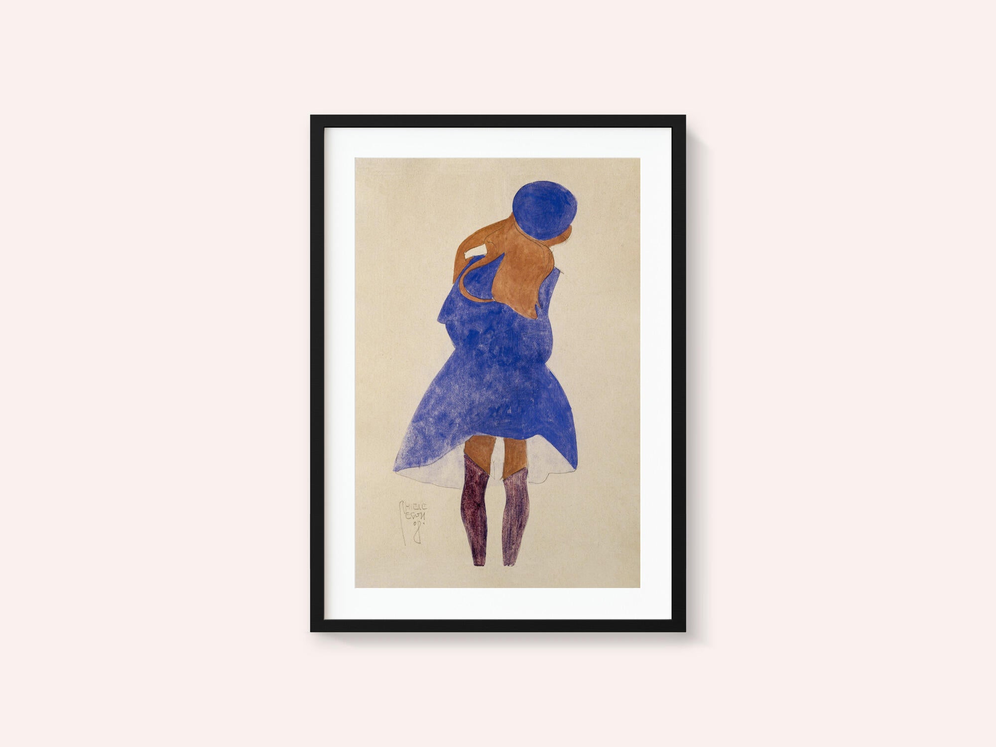 Standing Girl, Back View 1908