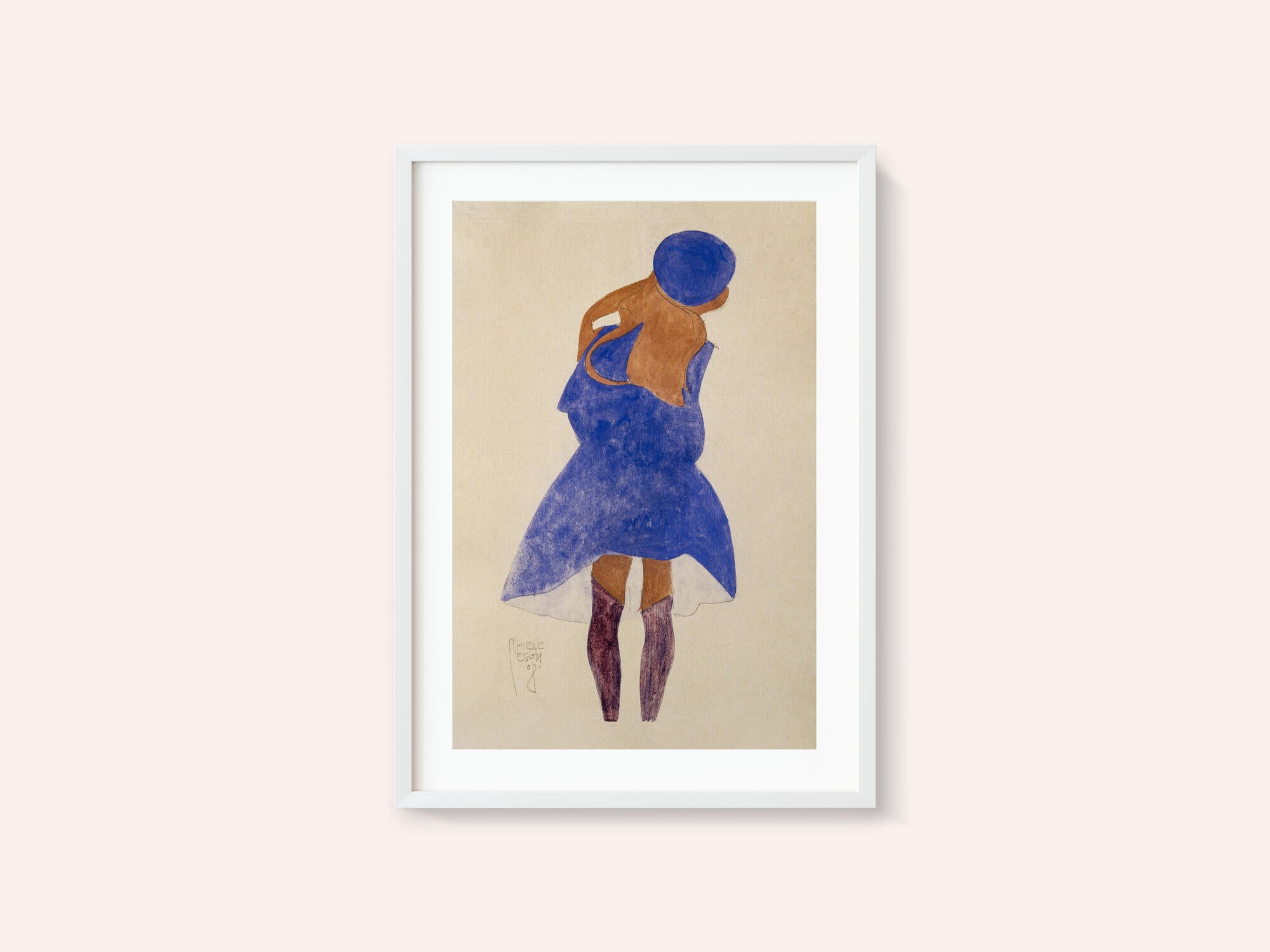 Standing Girl, Back View 1908