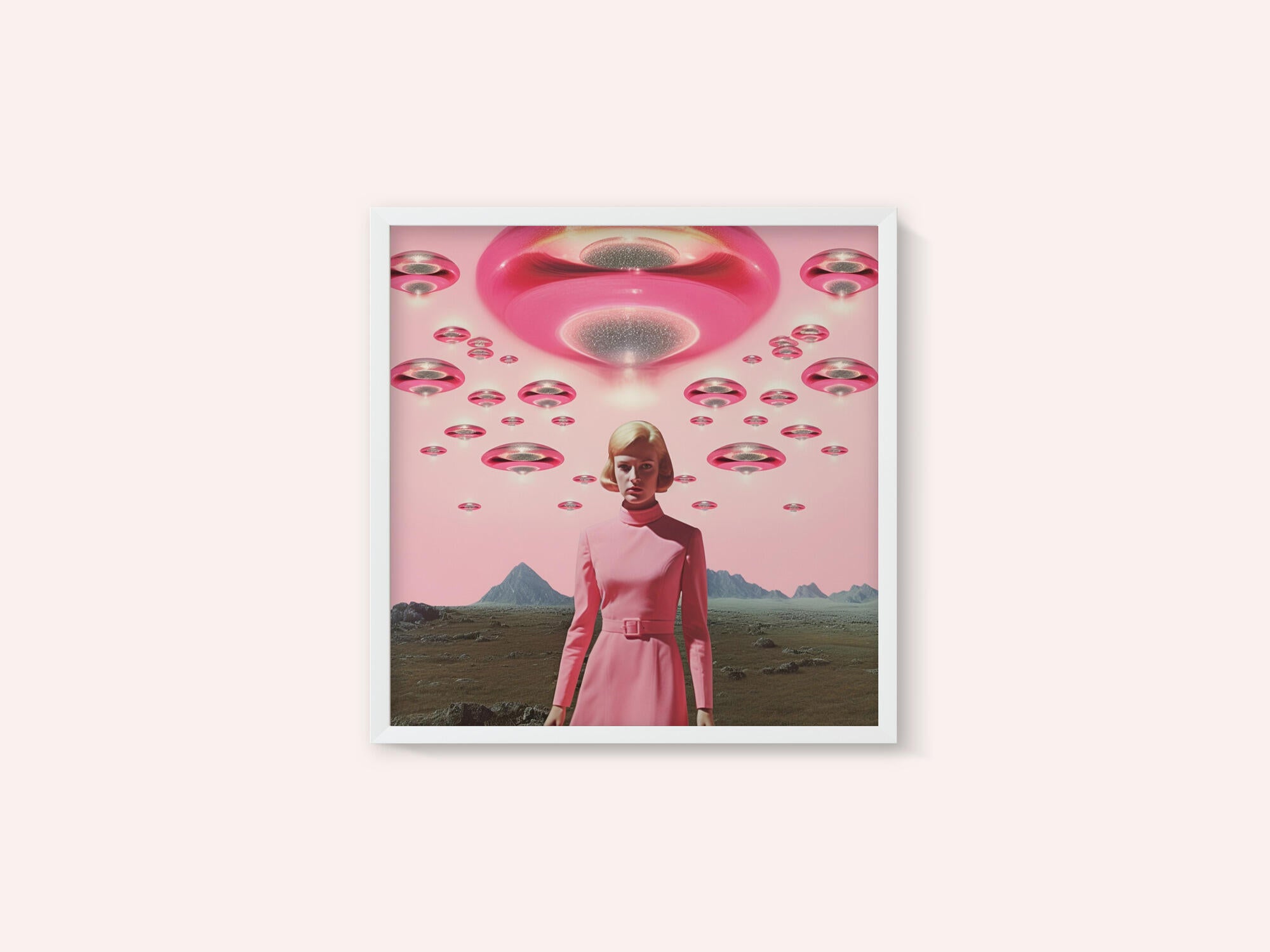 A Woman with Cosmic Elements
