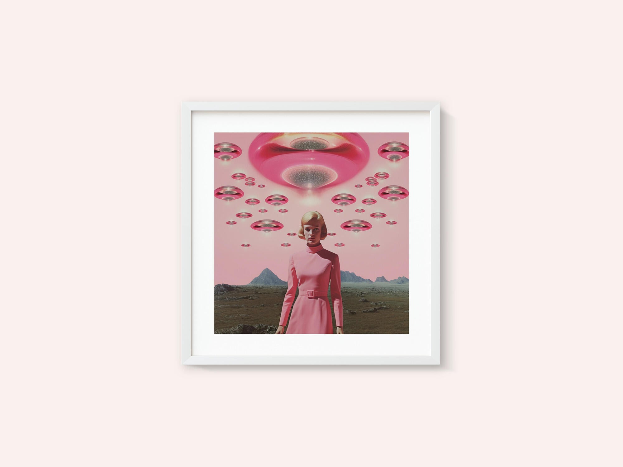 A Woman with Cosmic Elements