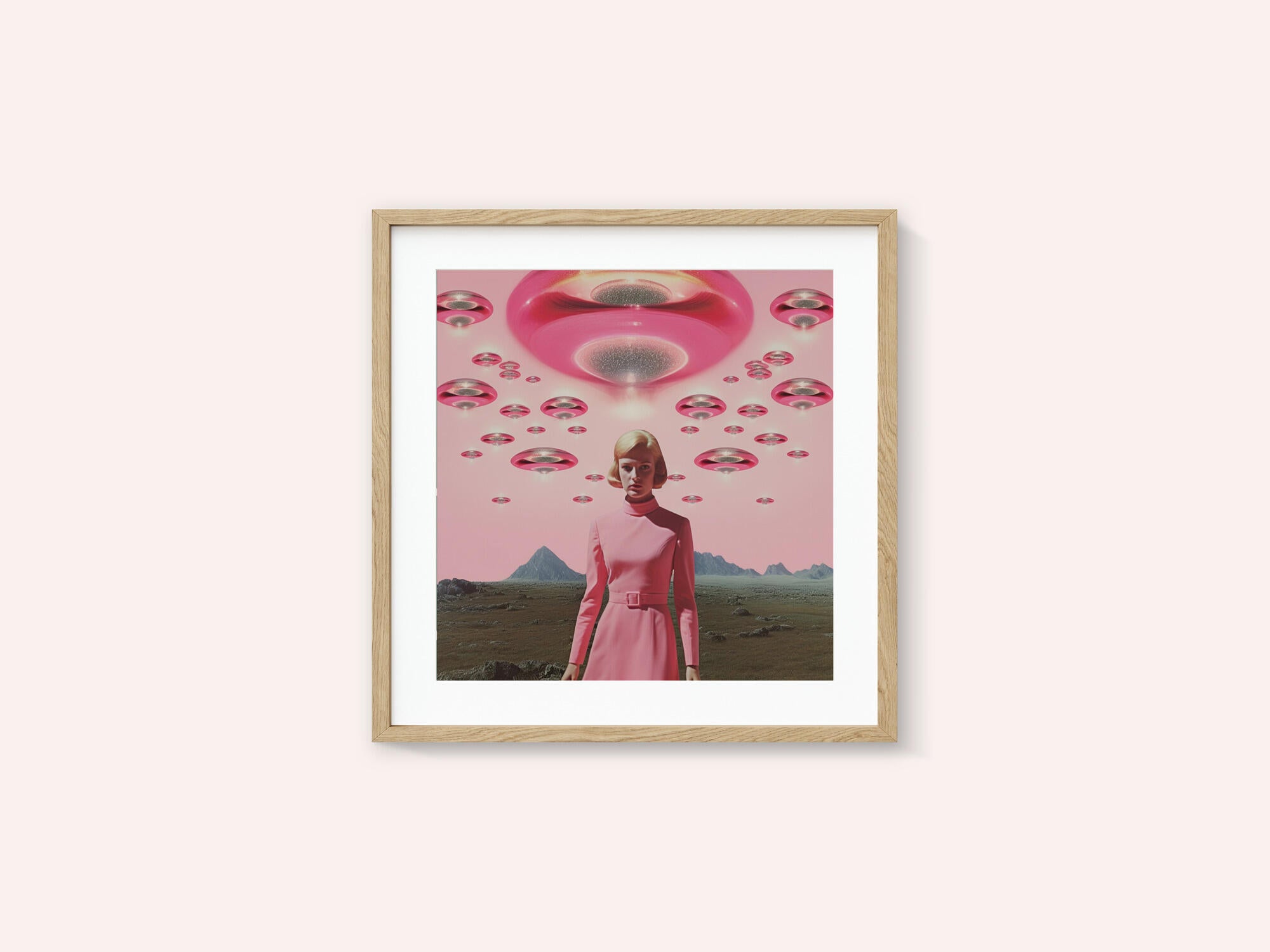 A Woman with Cosmic Elements