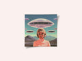 UFO Barbie Collage Art