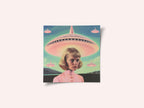 UFO Barbie Collage Art