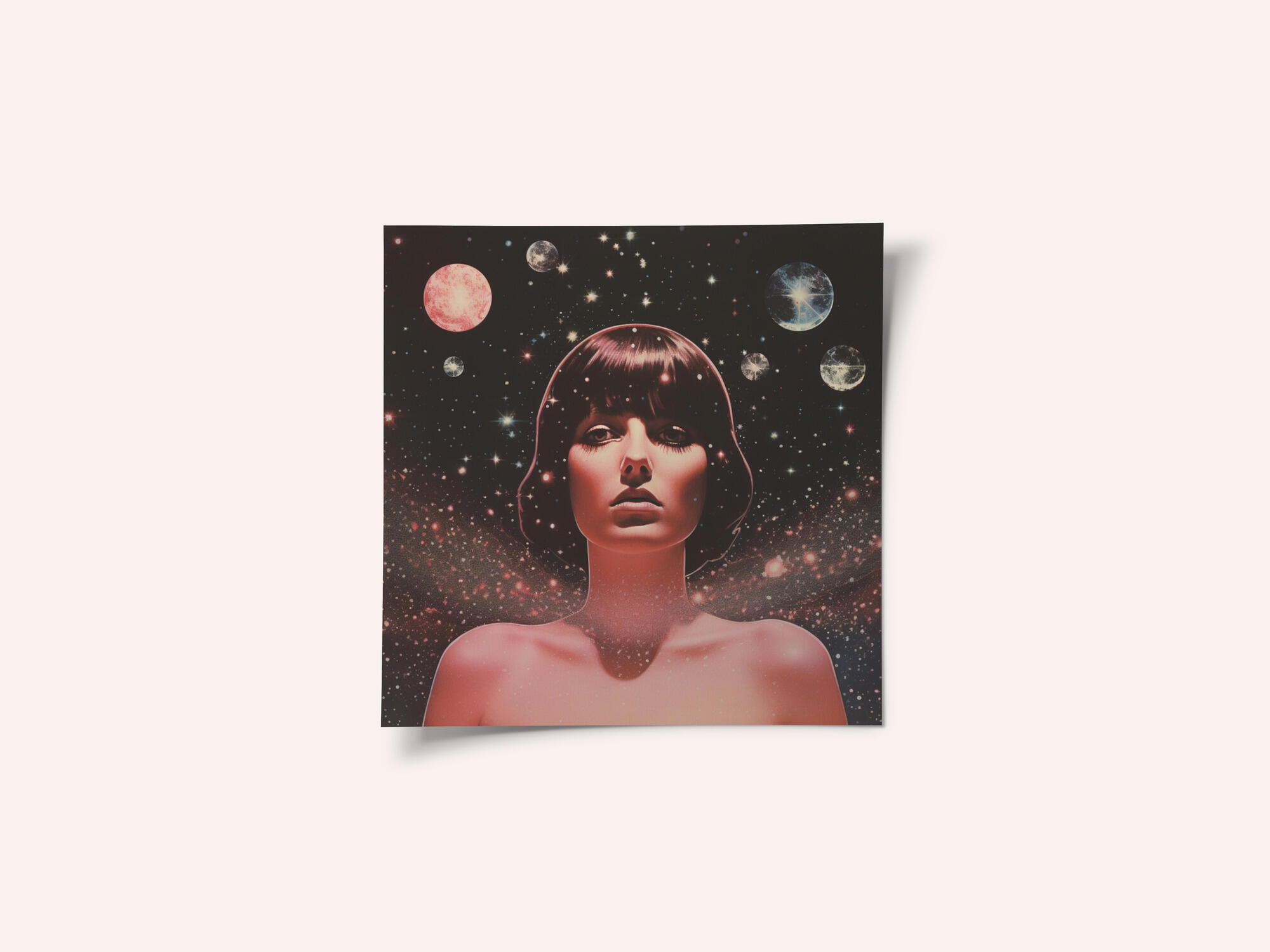 A Woman with Cosmic Elements