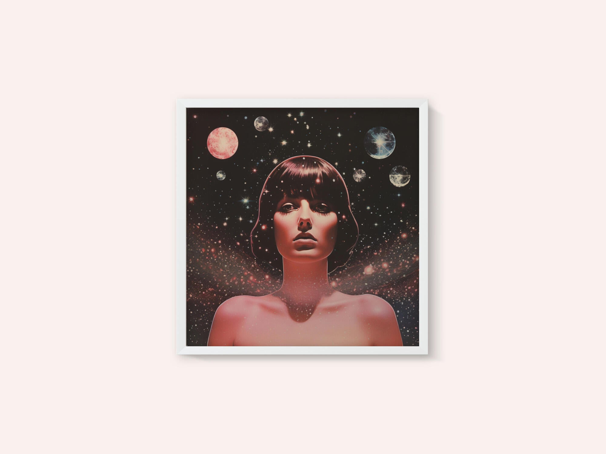 A Woman with Cosmic Elements