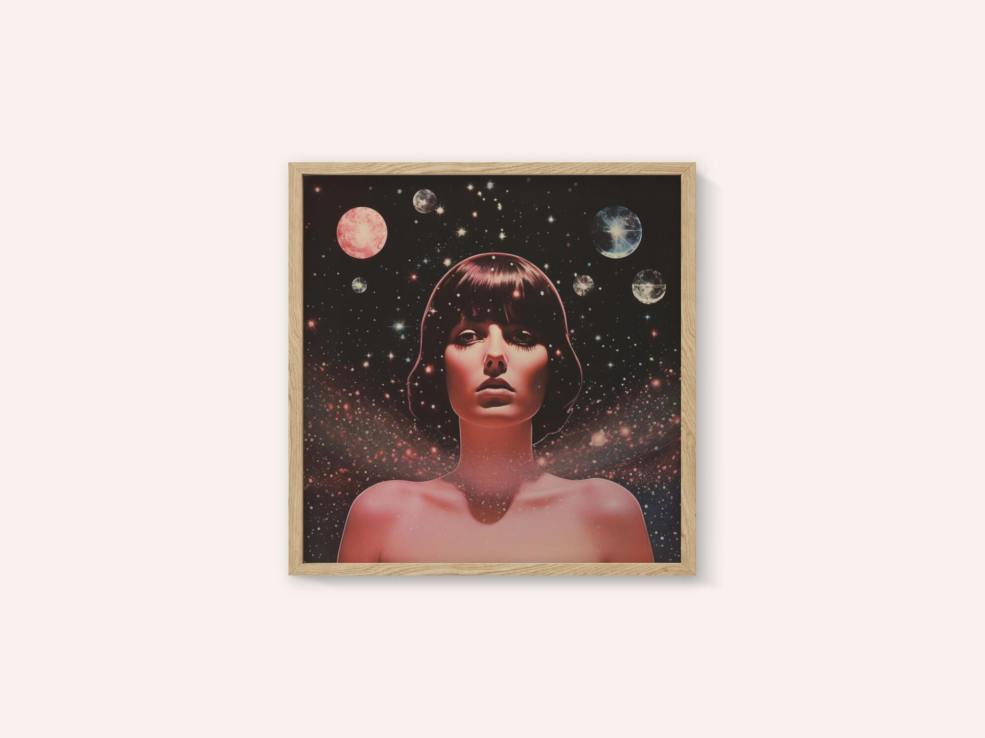 A Woman with Cosmic Elements