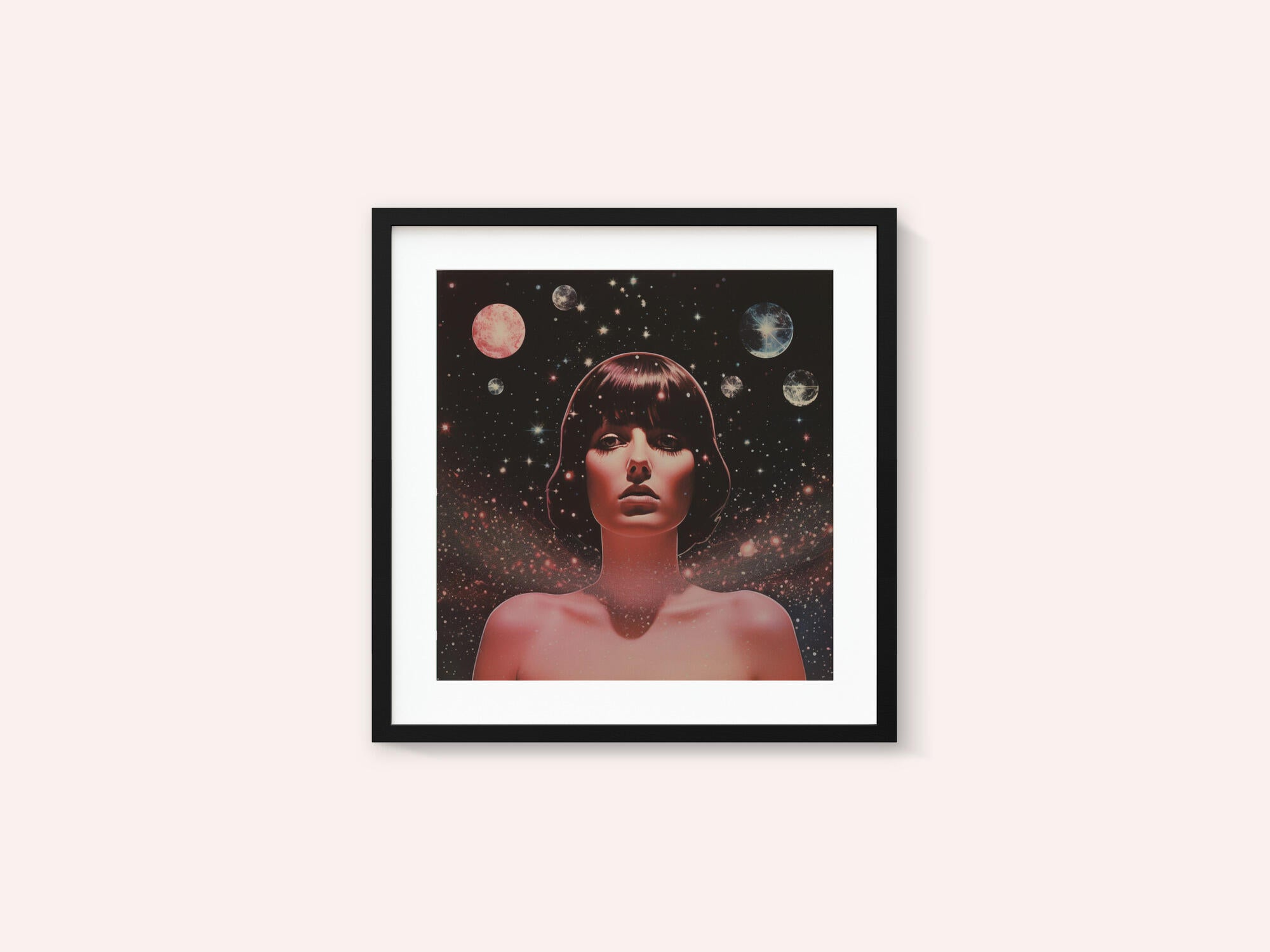 A Woman with Cosmic Elements