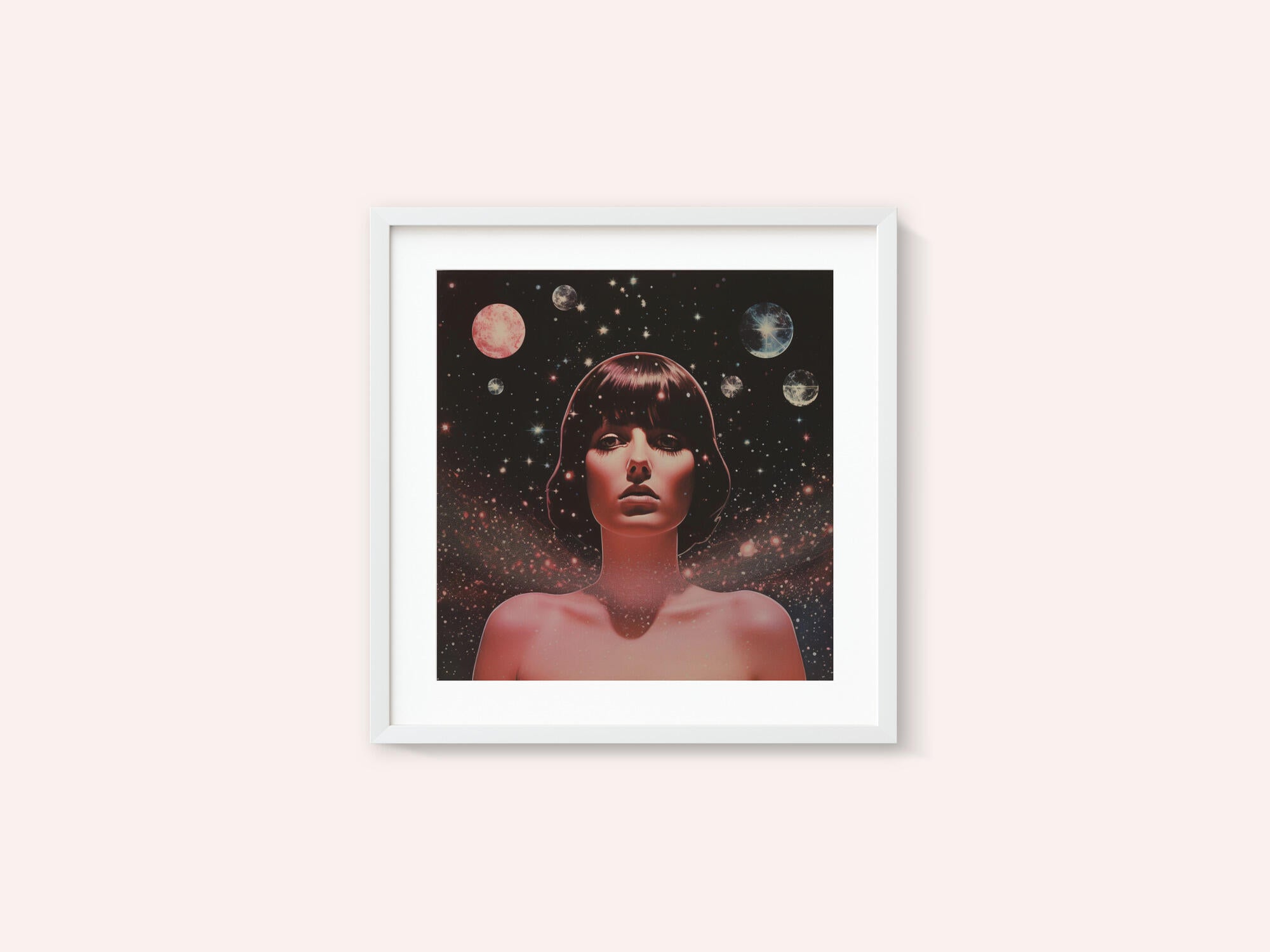 A Woman with Cosmic Elements