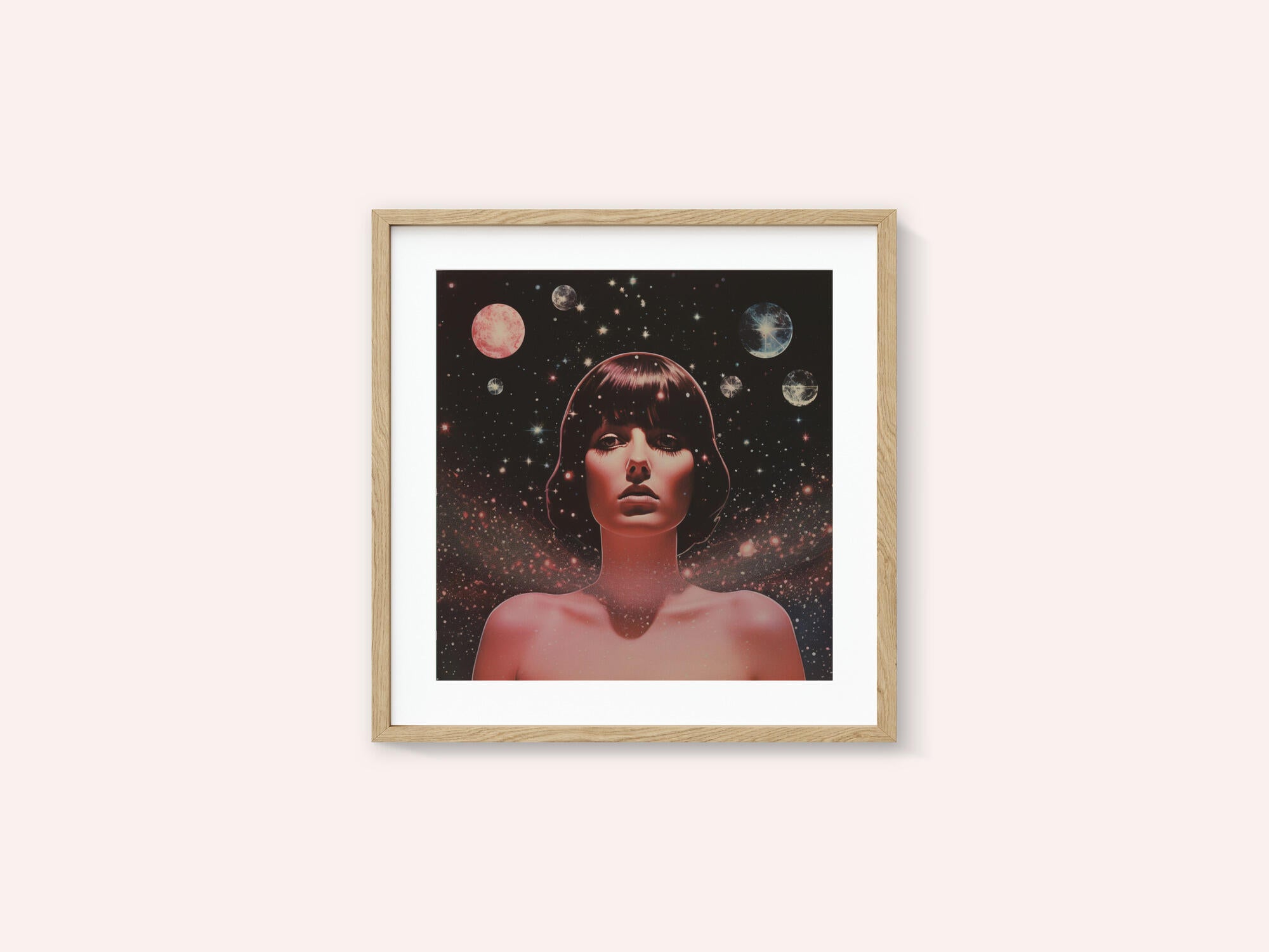 A Woman with Cosmic Elements