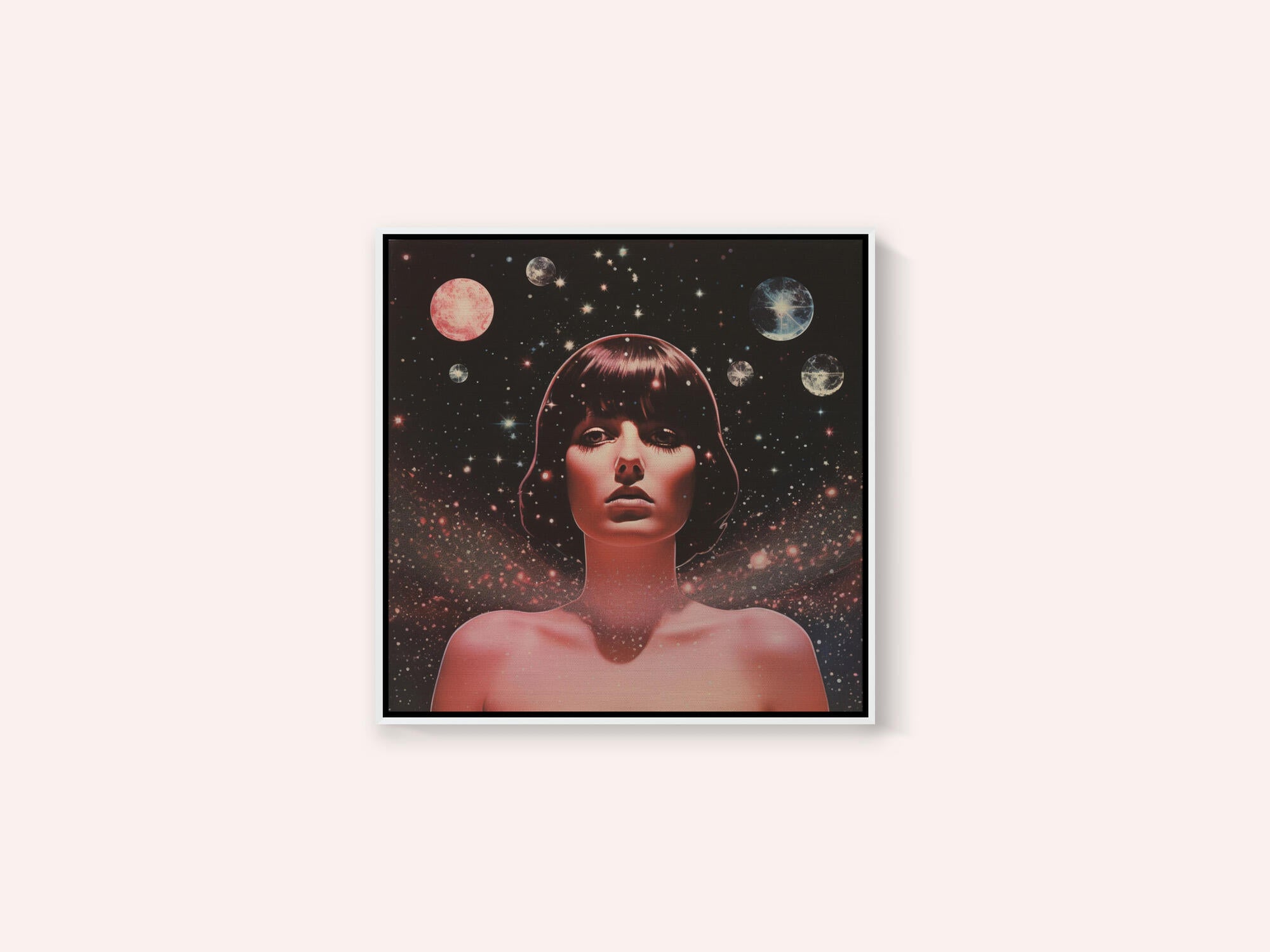 A Woman with Cosmic Elements