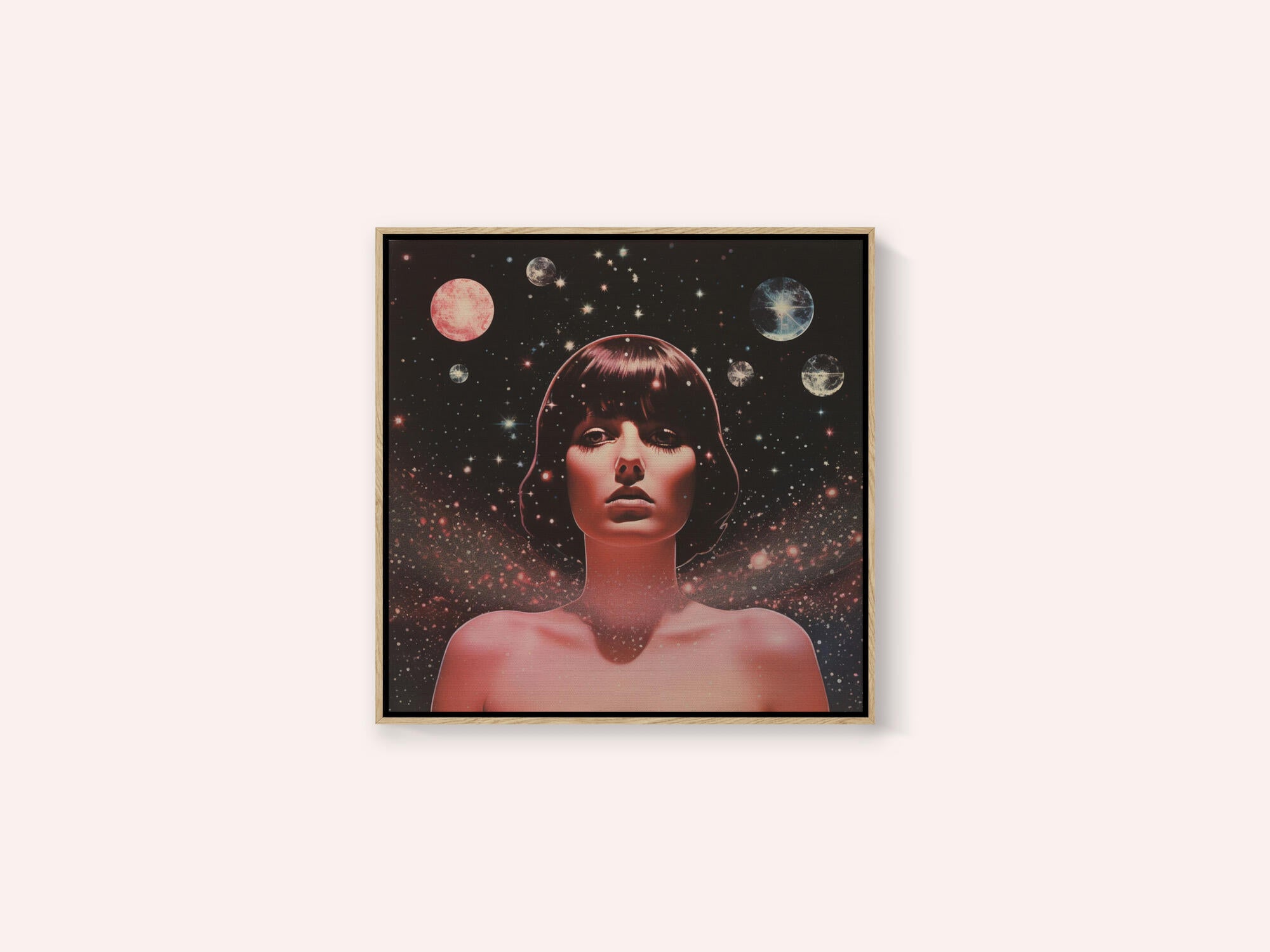 A Woman with Cosmic Elements