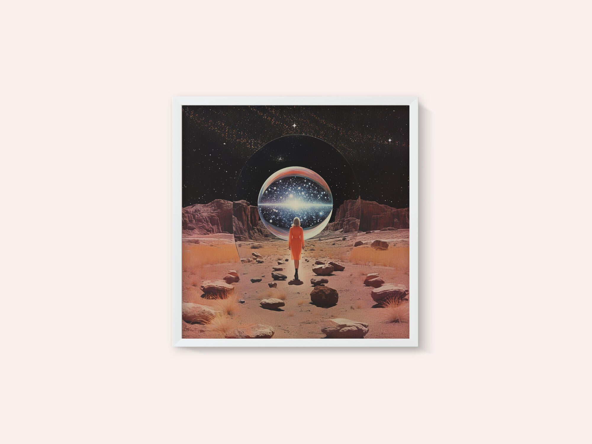 Entering Another Dimension Collage Art