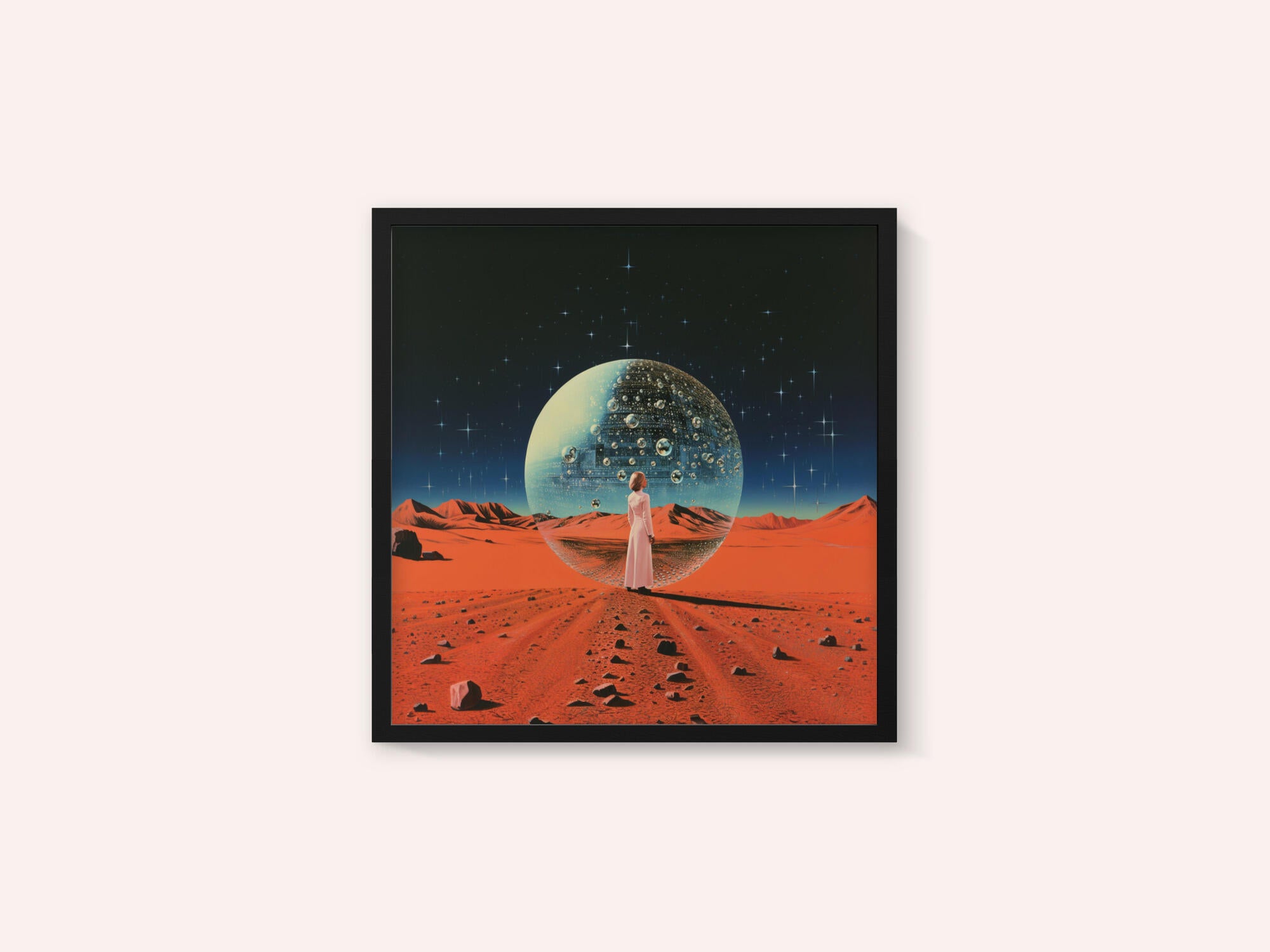The Power of the Orb Collage Art