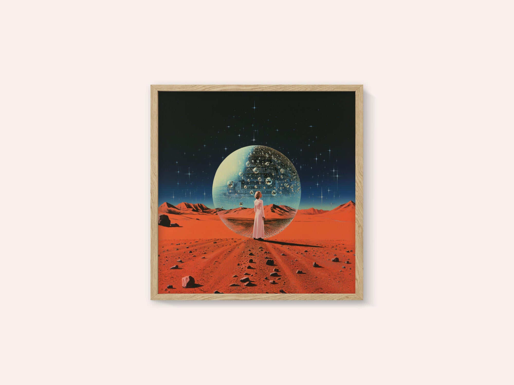 The Power of the Orb Collage Art