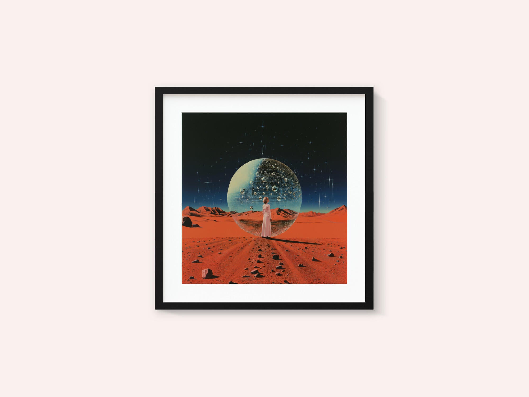 The Power of the Orb Collage Art