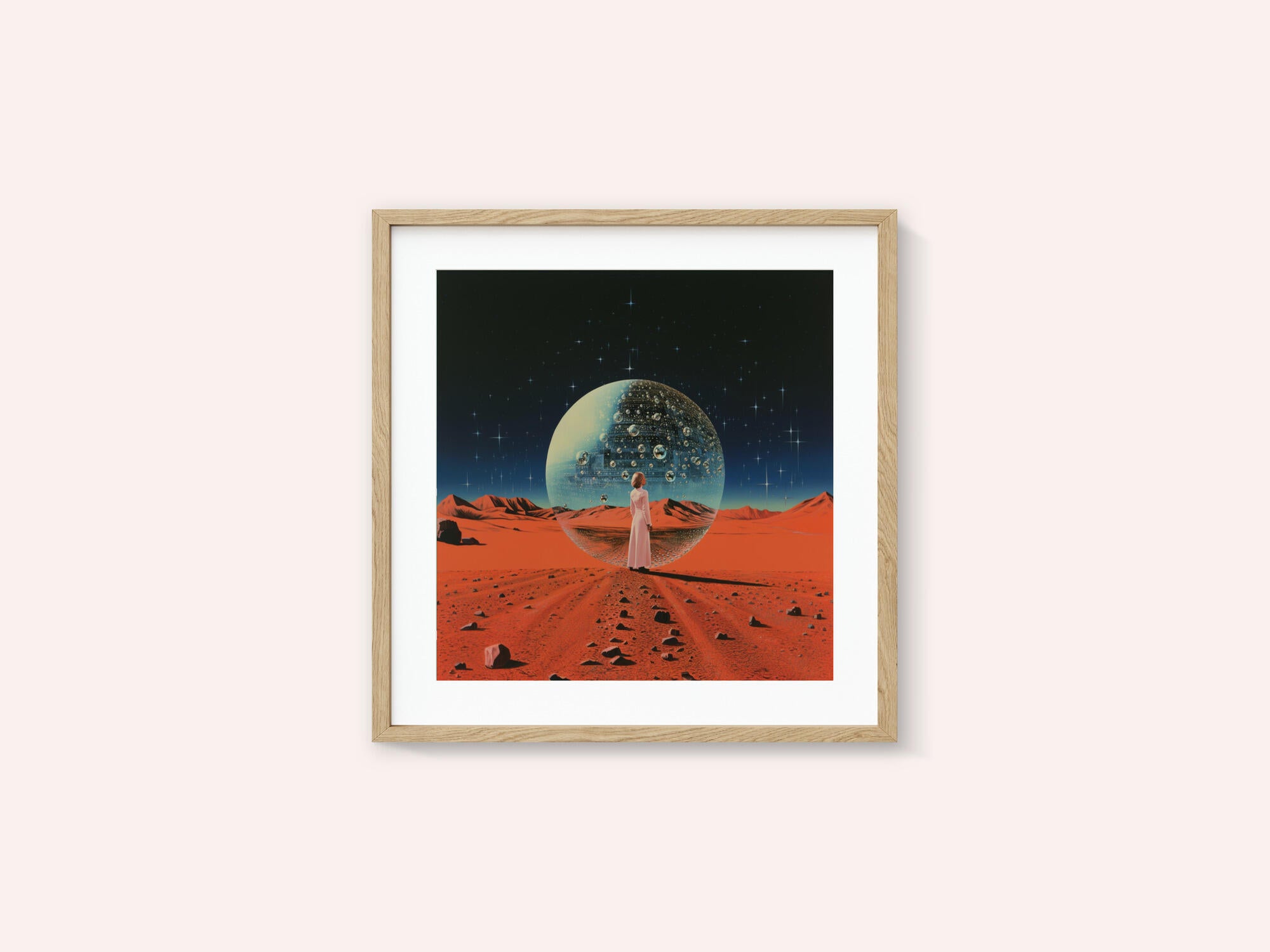 The Power of the Orb Collage Art