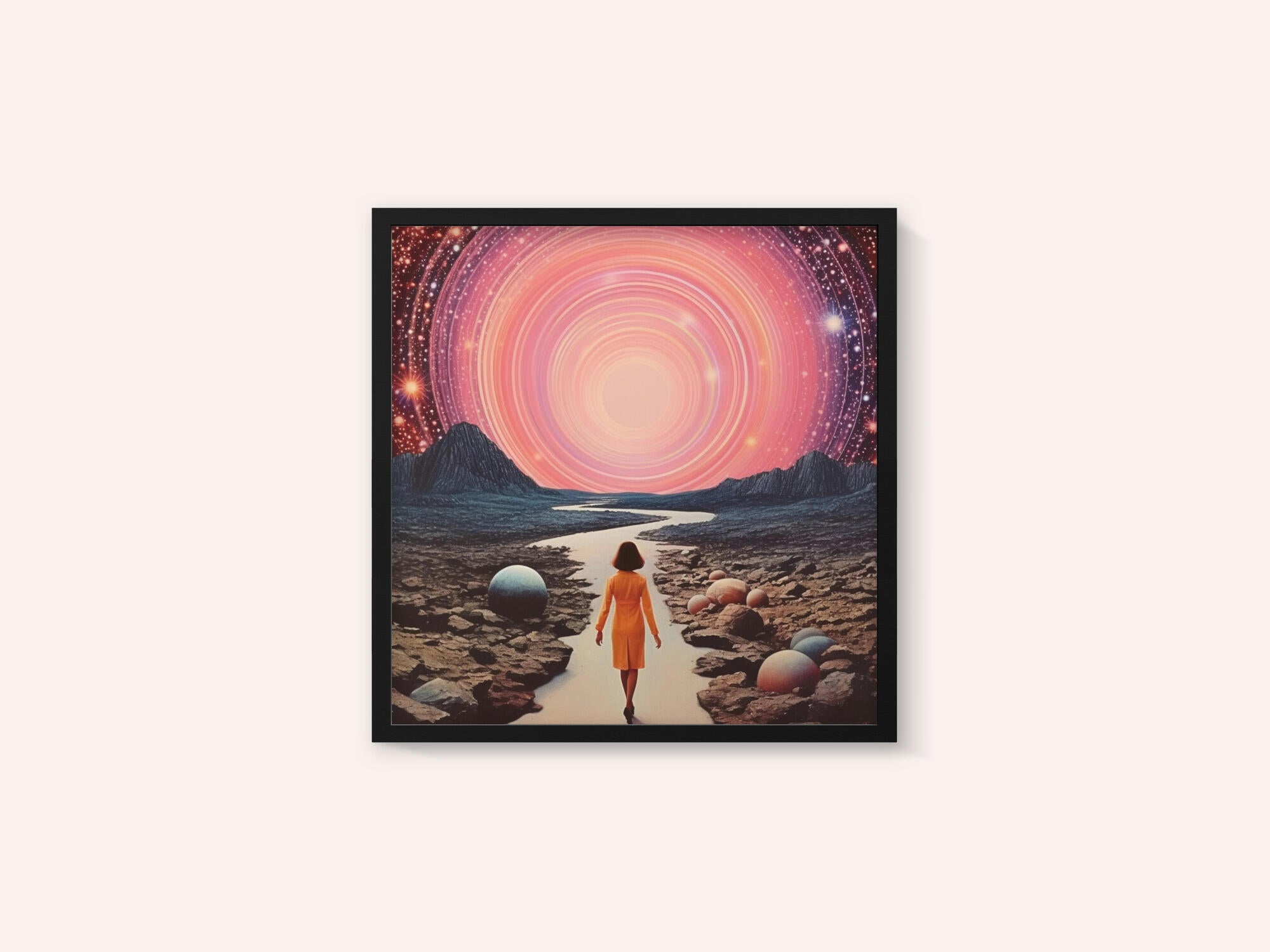 Portal Power Space Collage Art