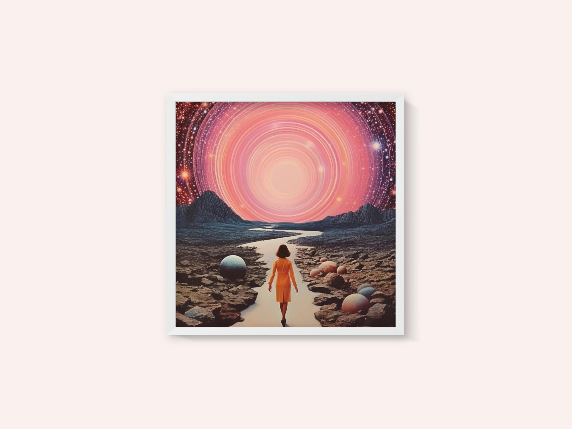 Portal Power Space Collage Art