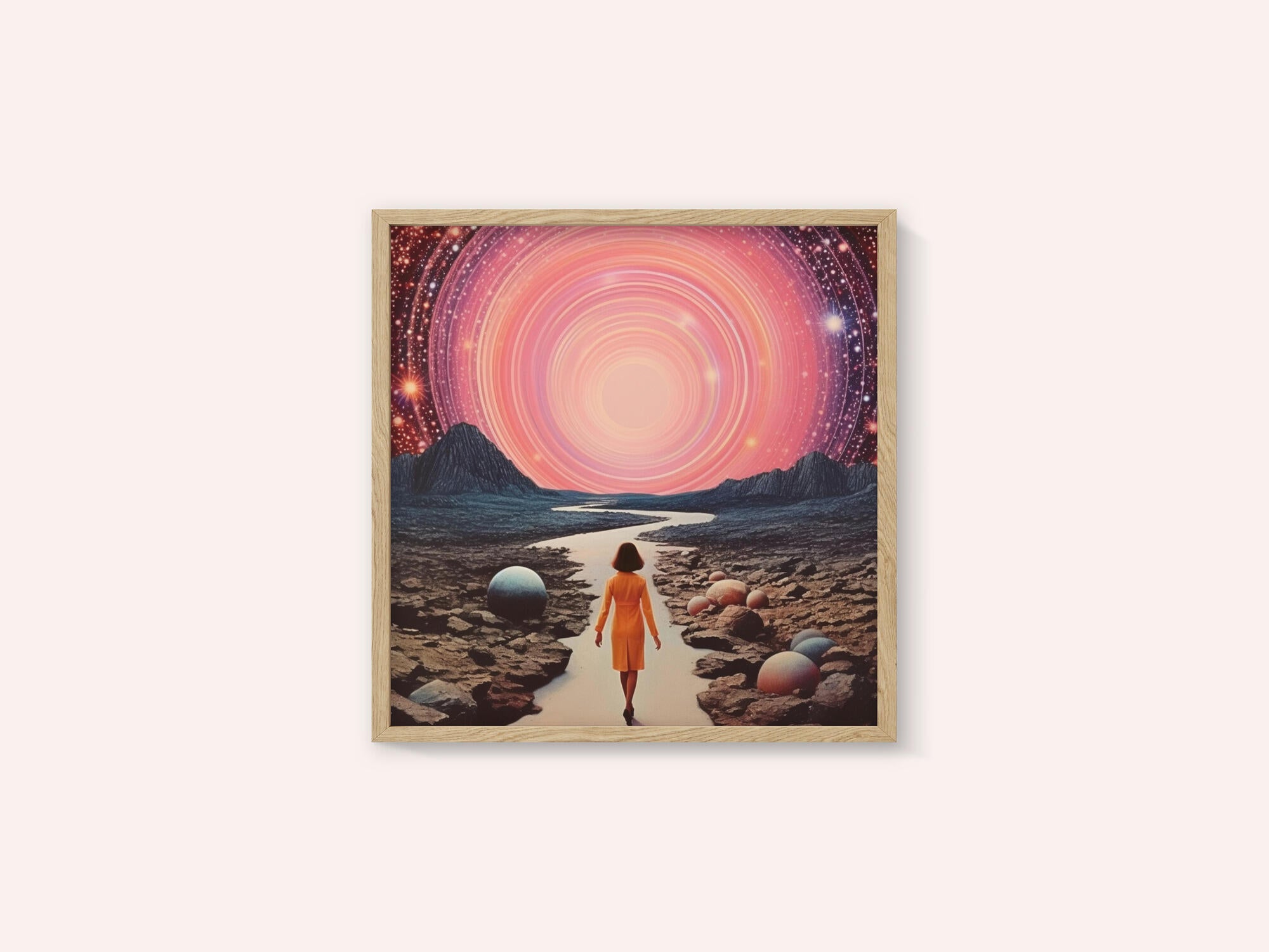 Portal Power Space Collage Art