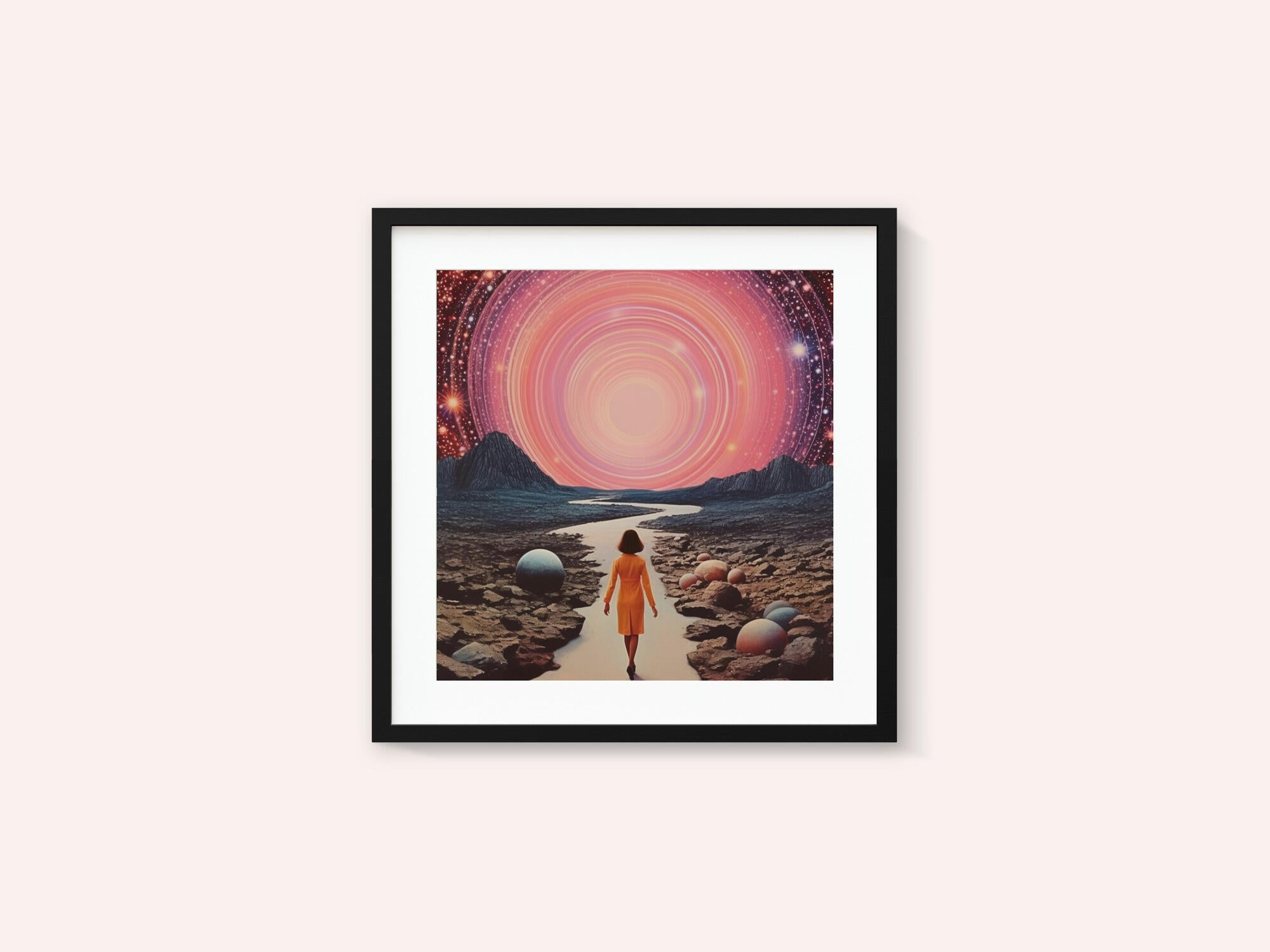 Portal Power Space Collage Art