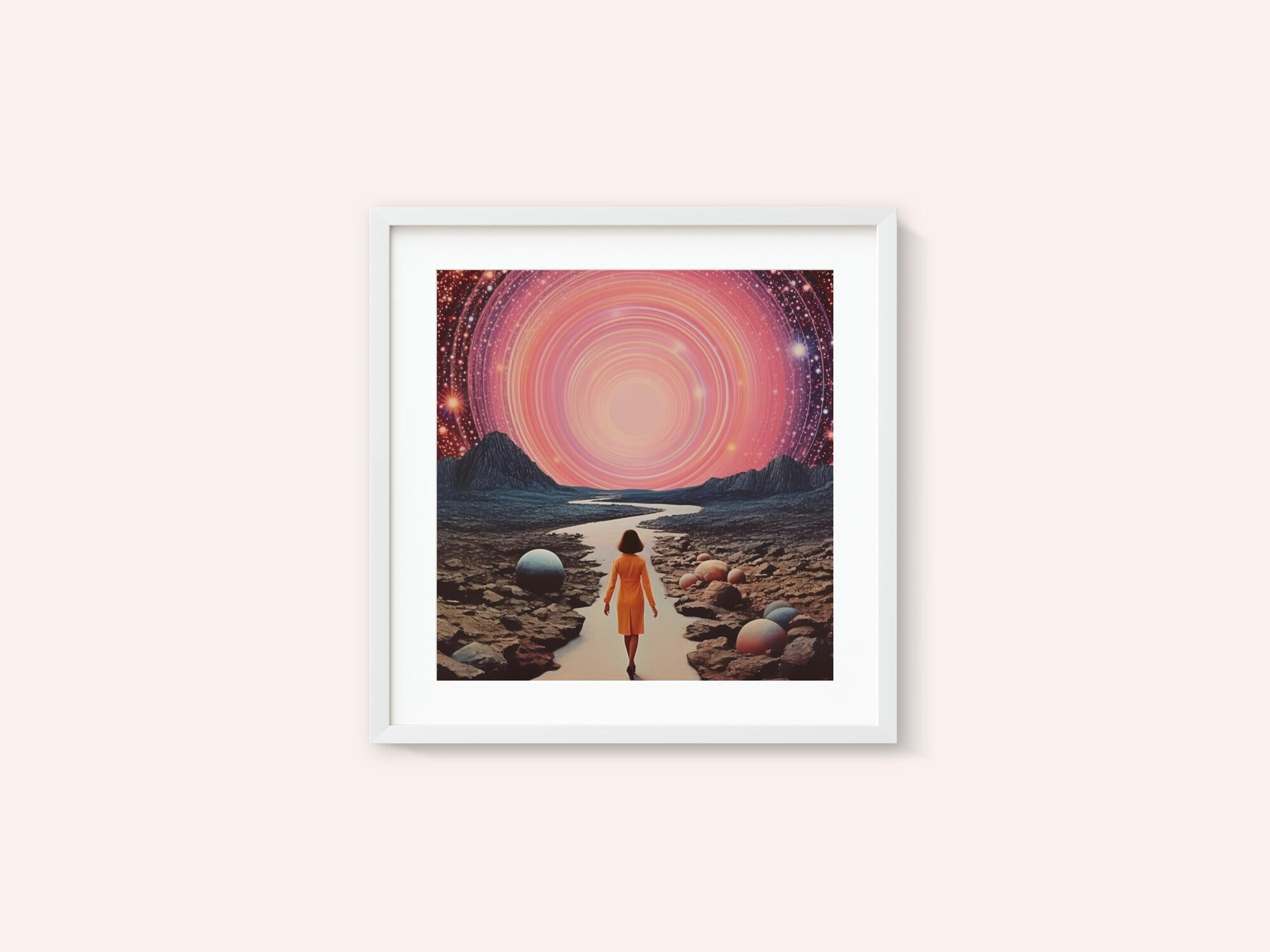 Portal Power Space Collage Art