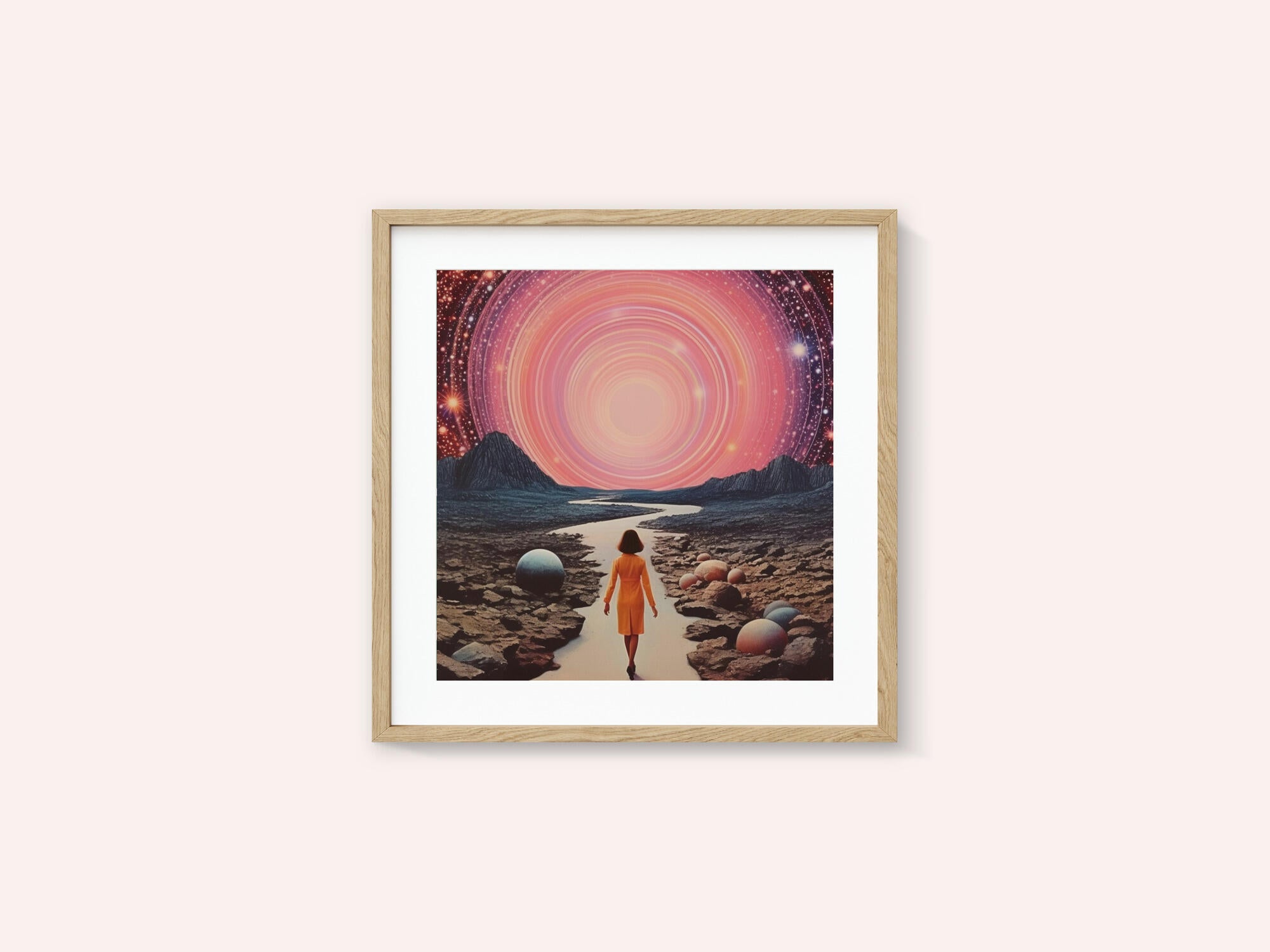 Portal Power Space Collage Art